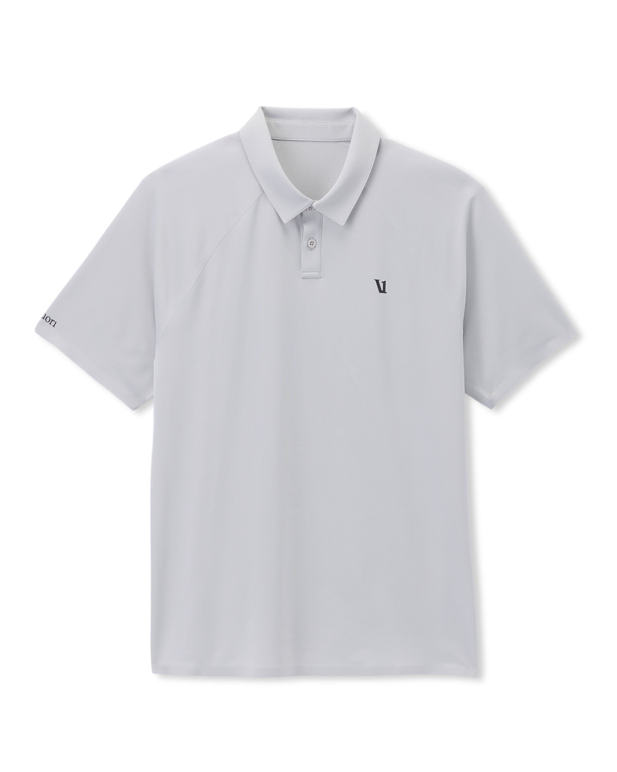 Short Sleeve Viewpoint Polo | Sky Grey