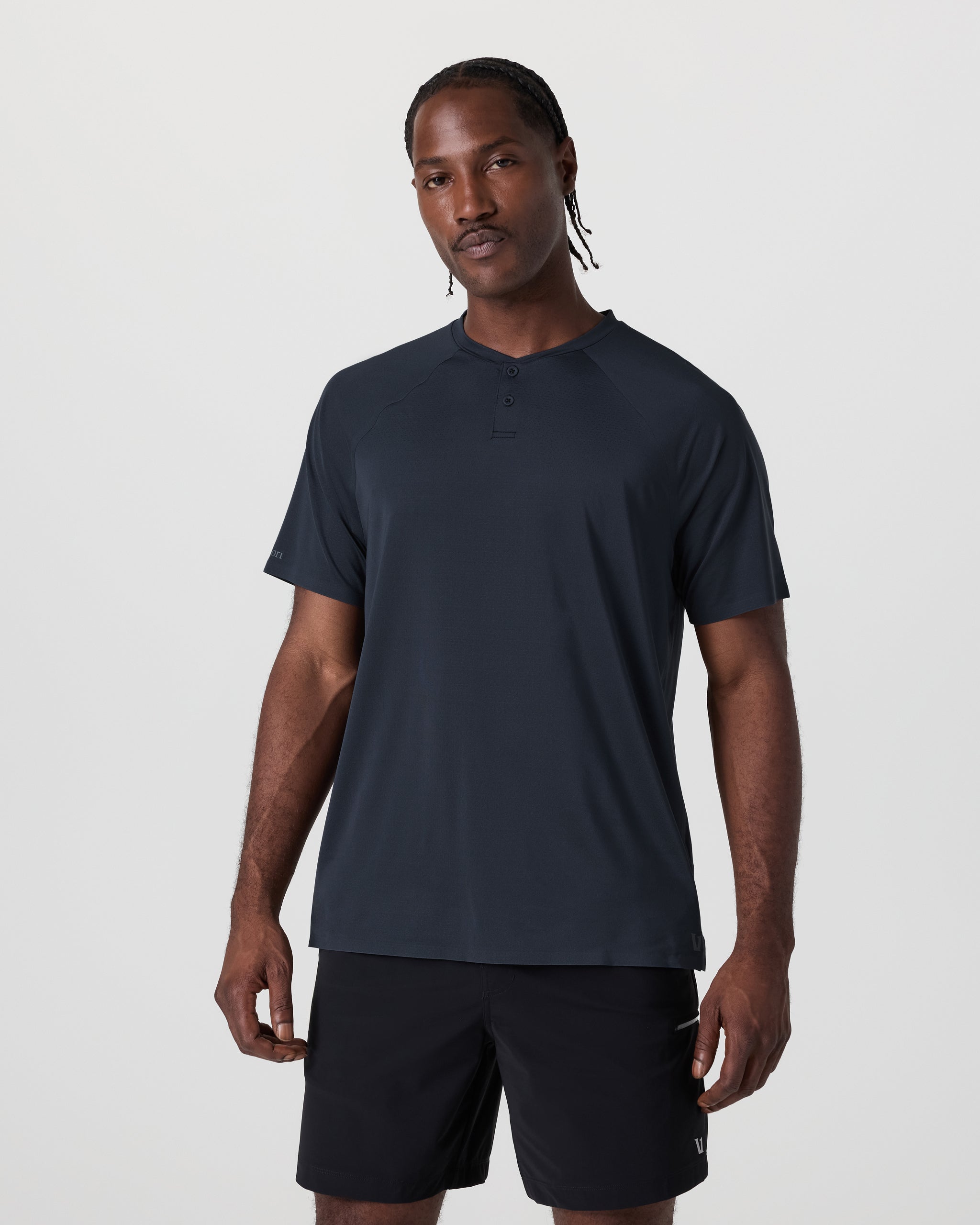 Short Sleeve Viewpoint Henley | Navy