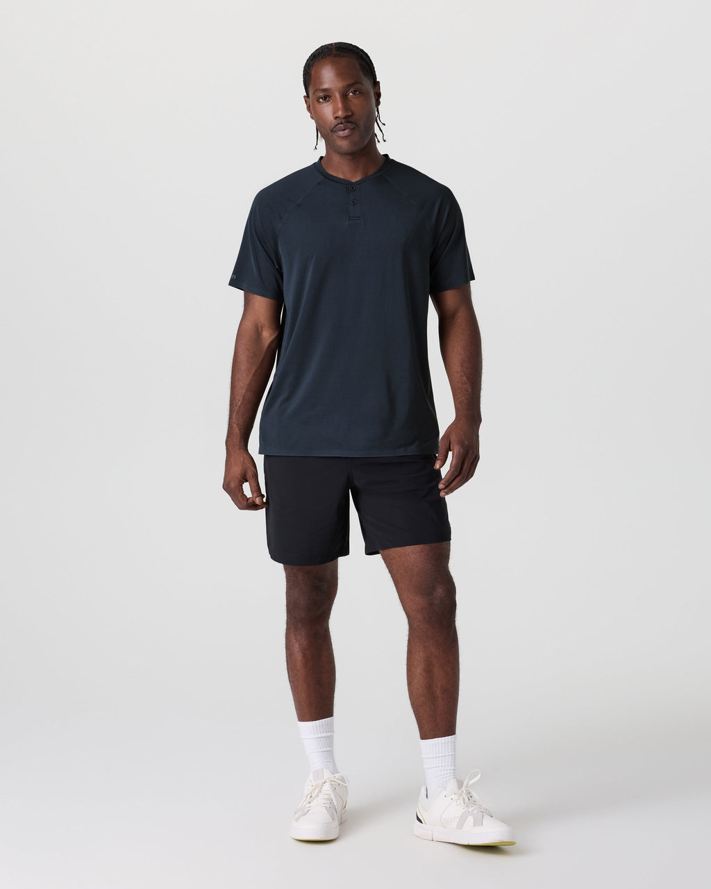 Short Sleeve Viewpoint Henley | Navy