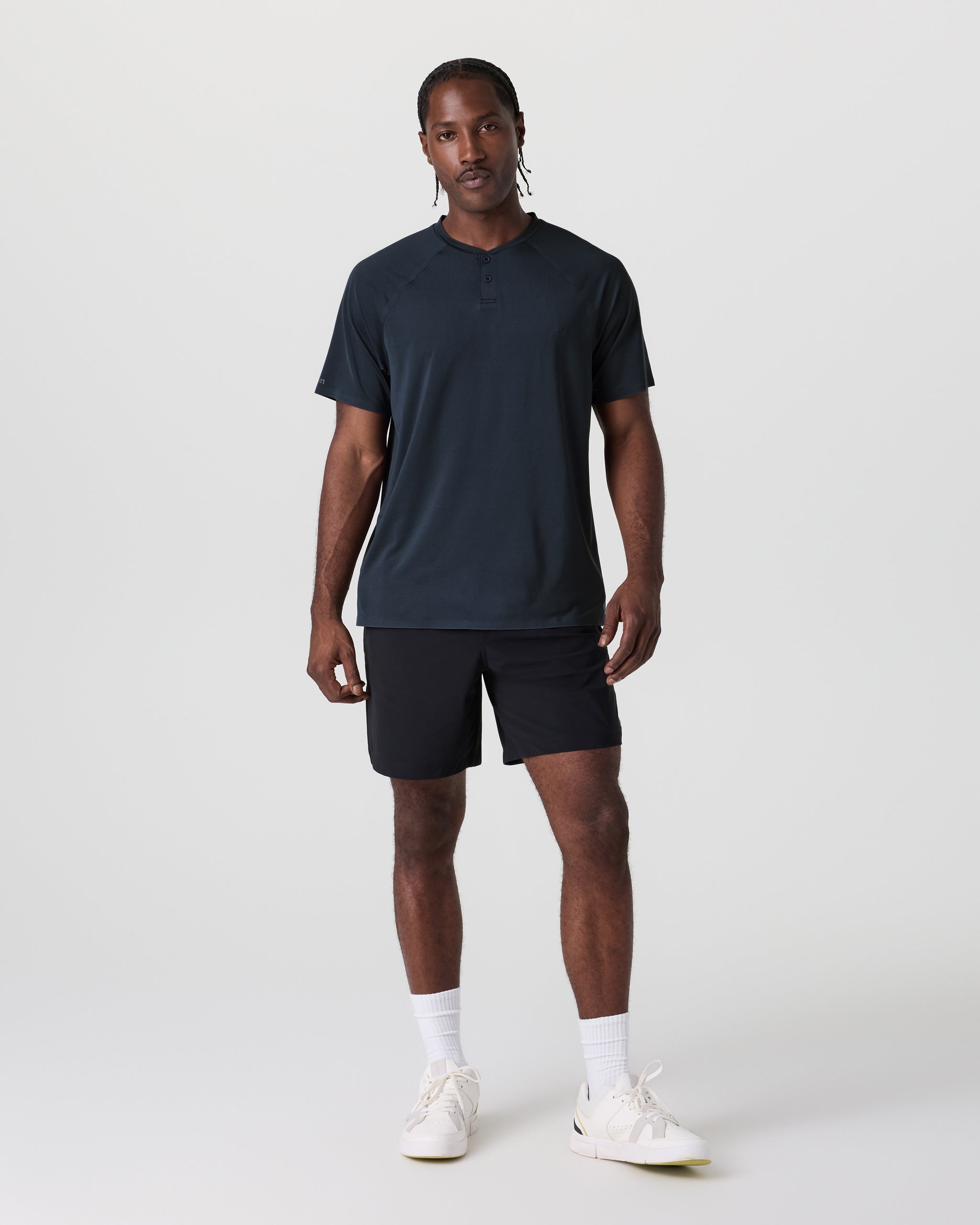 Short Sleeve Viewpoint Henley | Navy