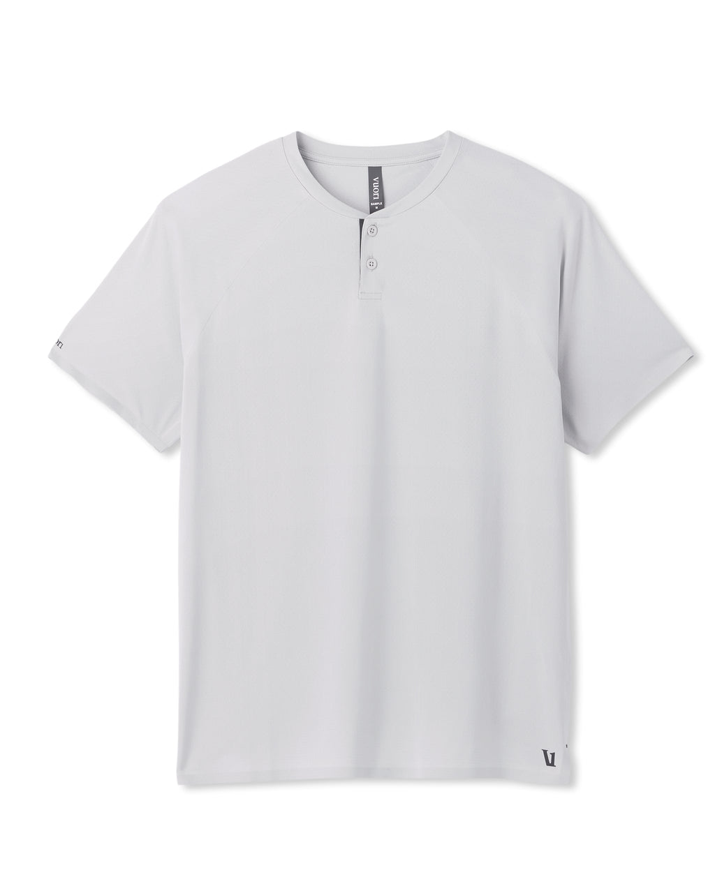 Short Sleeve Viewpoint Henley | Sky Grey