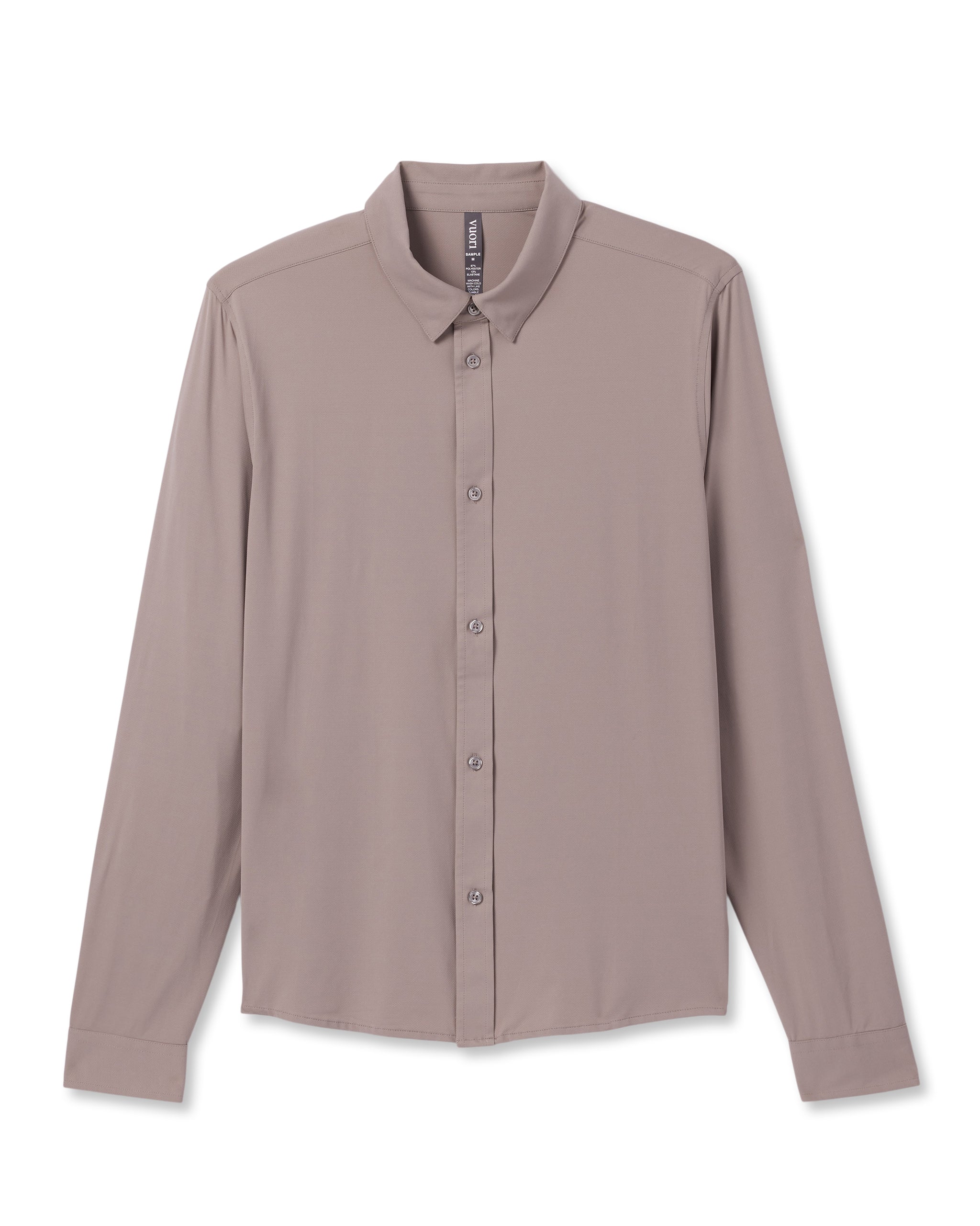 Long Sleeve TravelLite Button Down | Mocha