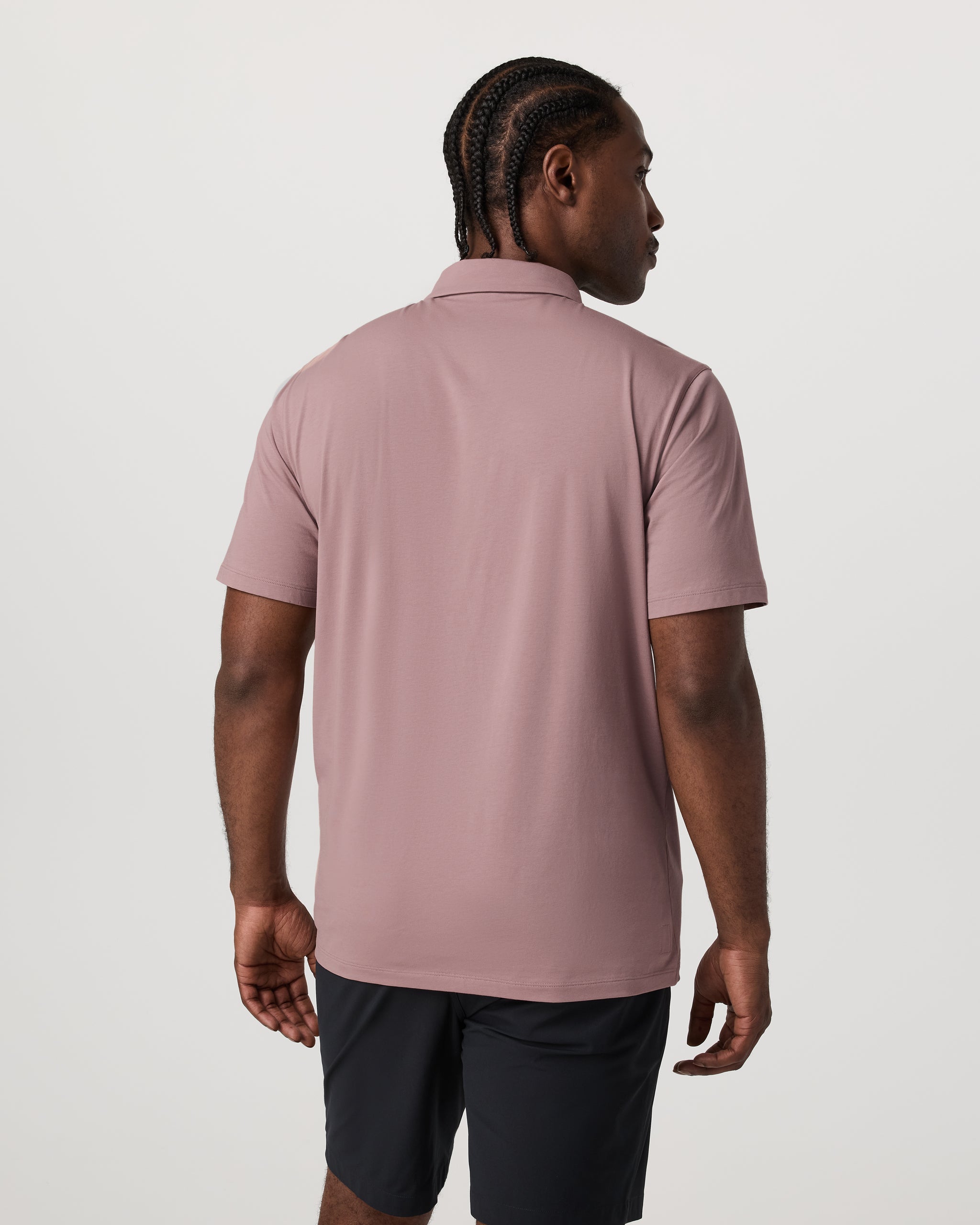 Short Sleeve Feather Polo | Zion Rose