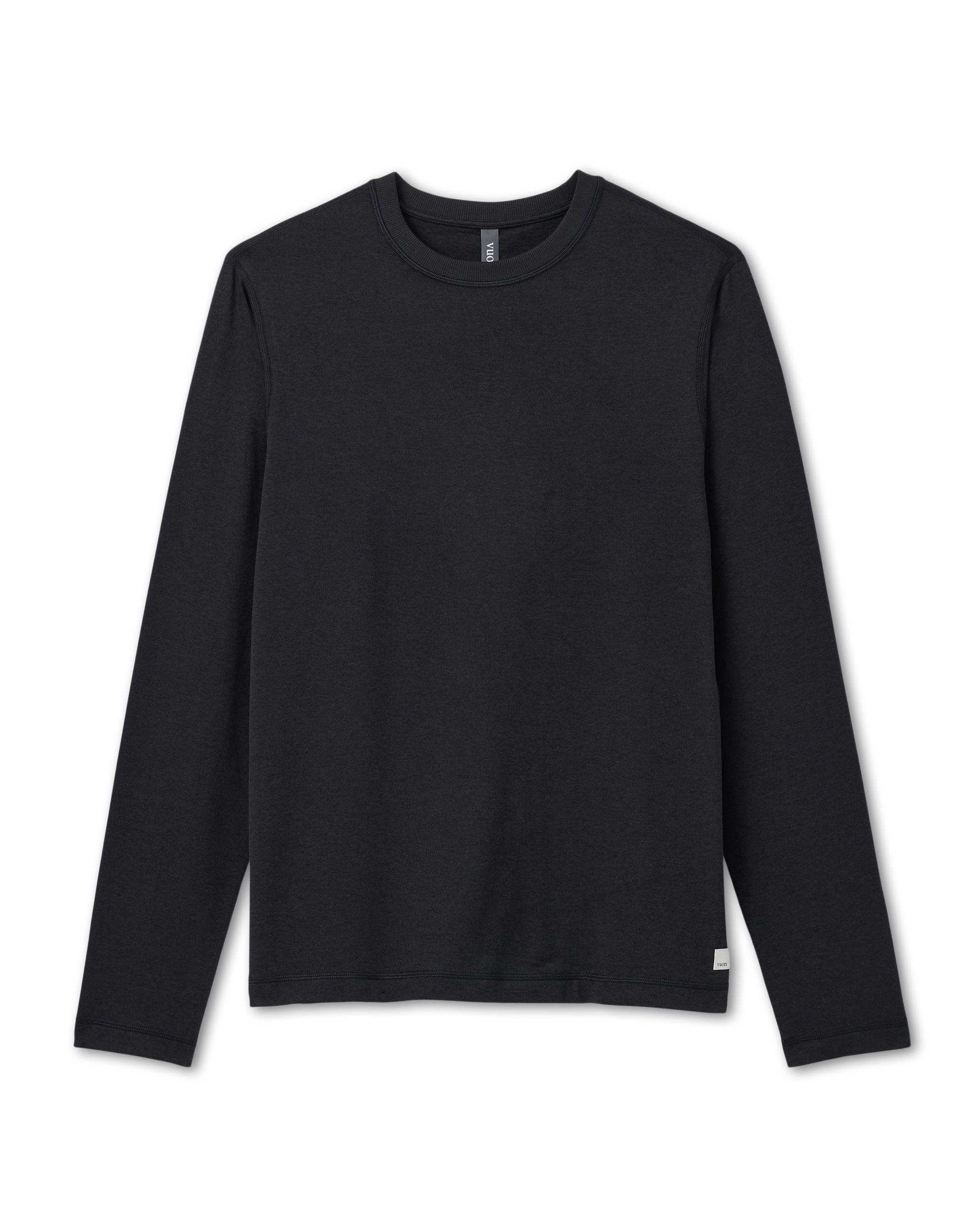 Long Sleeve Ponto Performance Tee | Black Heather