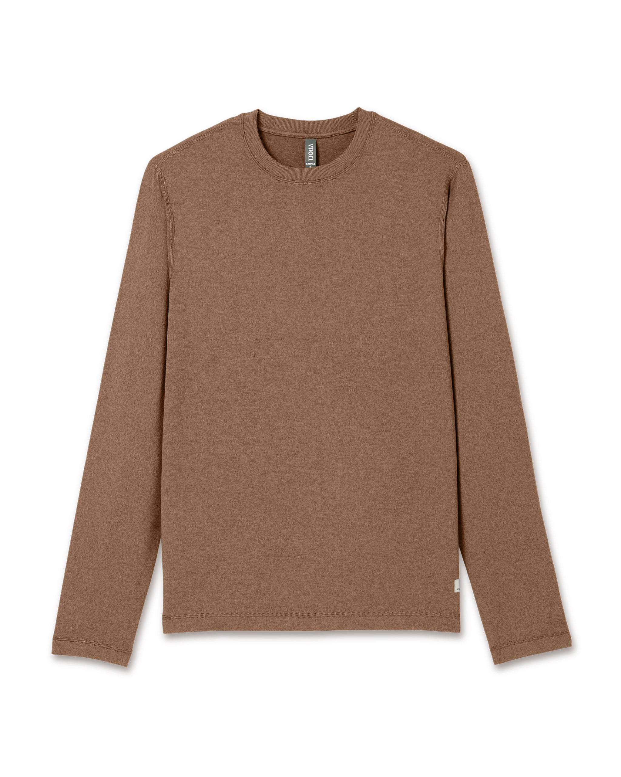 Long Sleeve Ponto Performance Tee | Pecan Heather