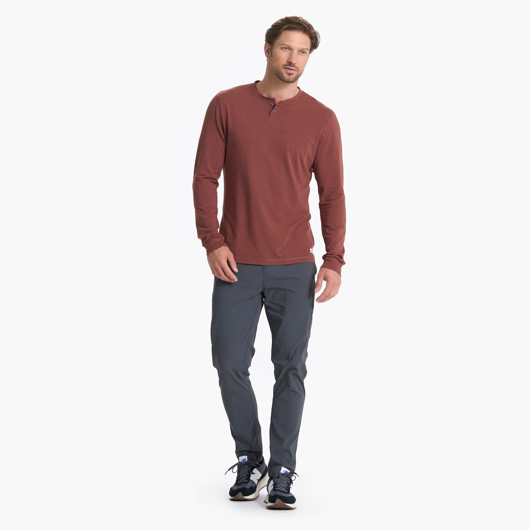 Long-Sleeve Ever Henley | Cedar