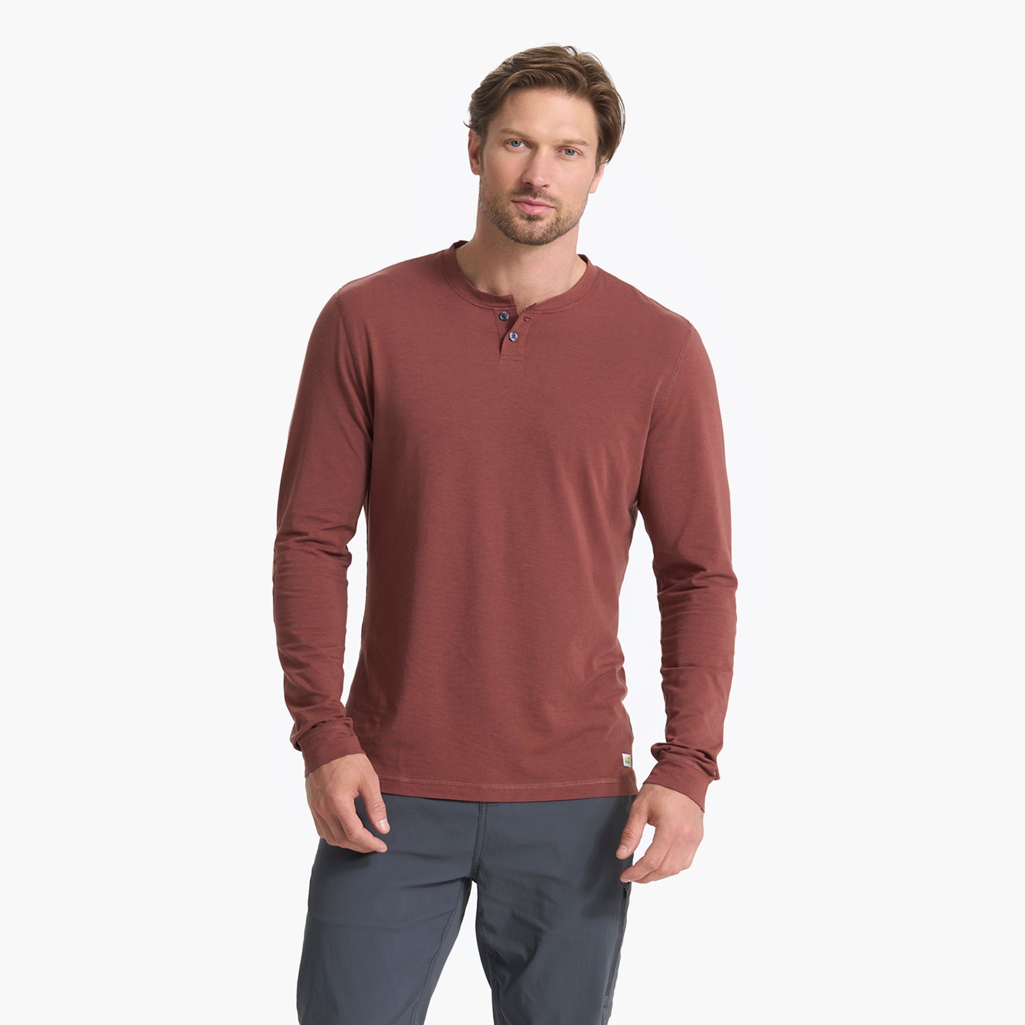 Long-Sleeve Ever Henley | Cedar