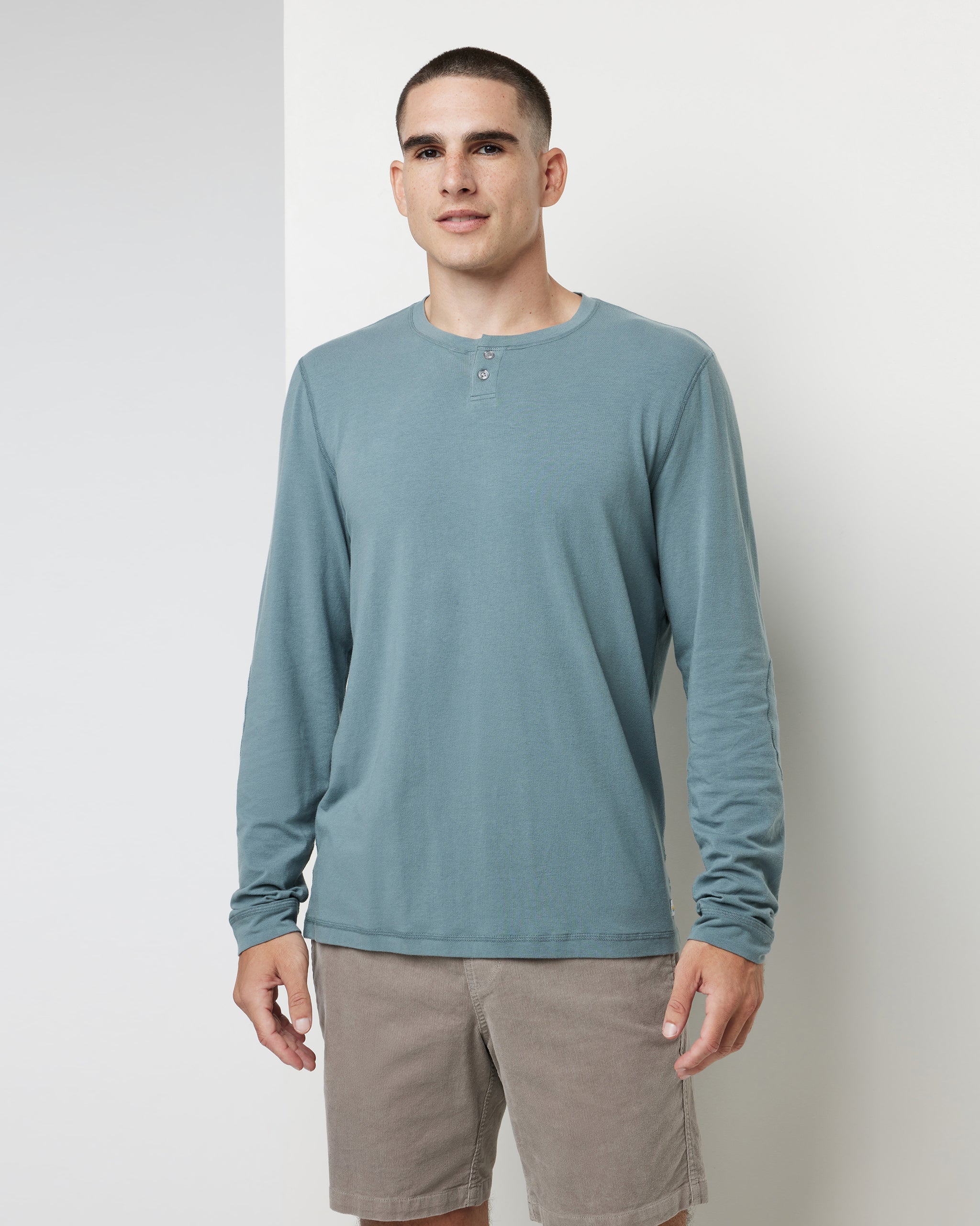Long Sleeve Ever Henley | Kashmir