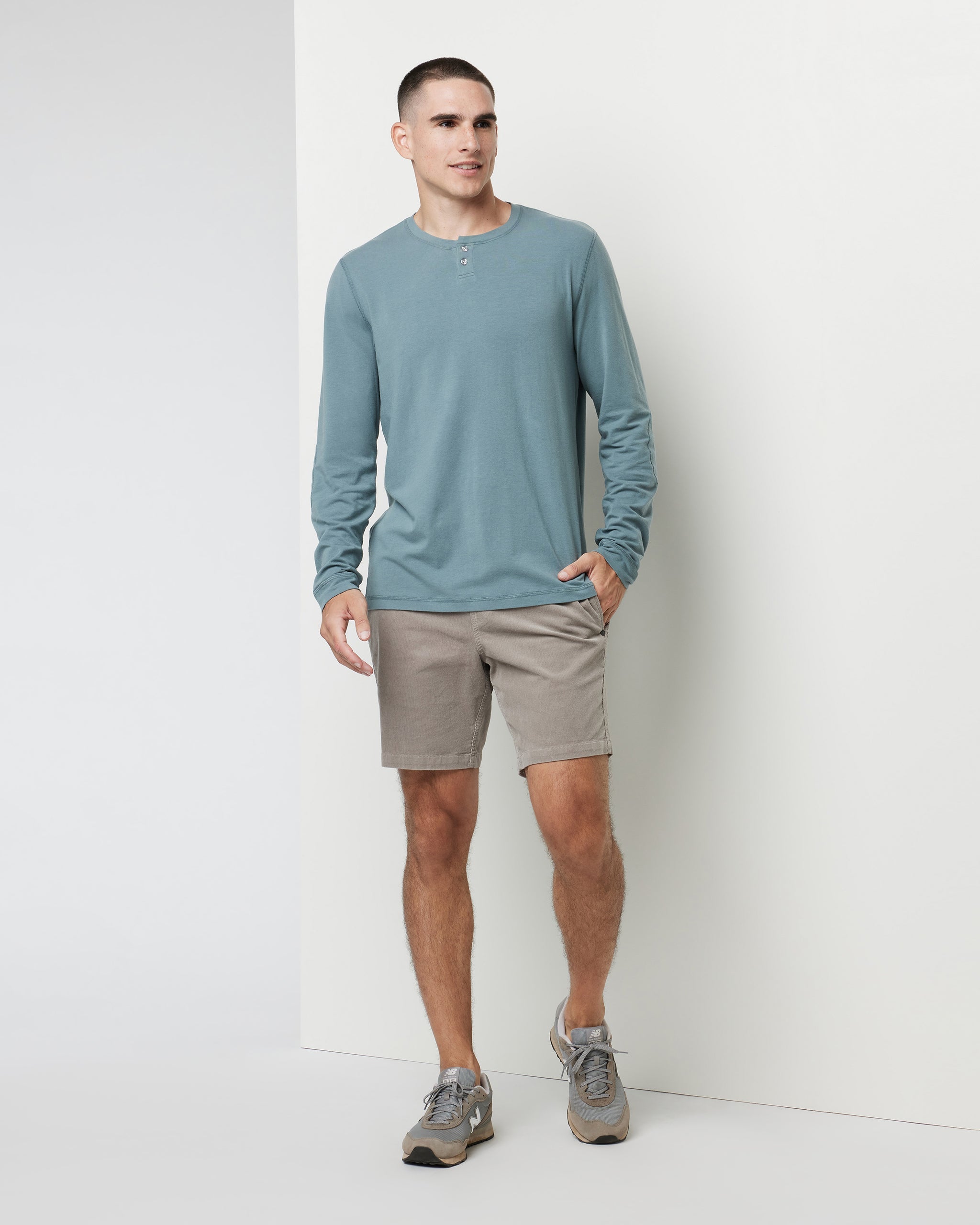 Long Sleeve Ever Henley | Kashmir