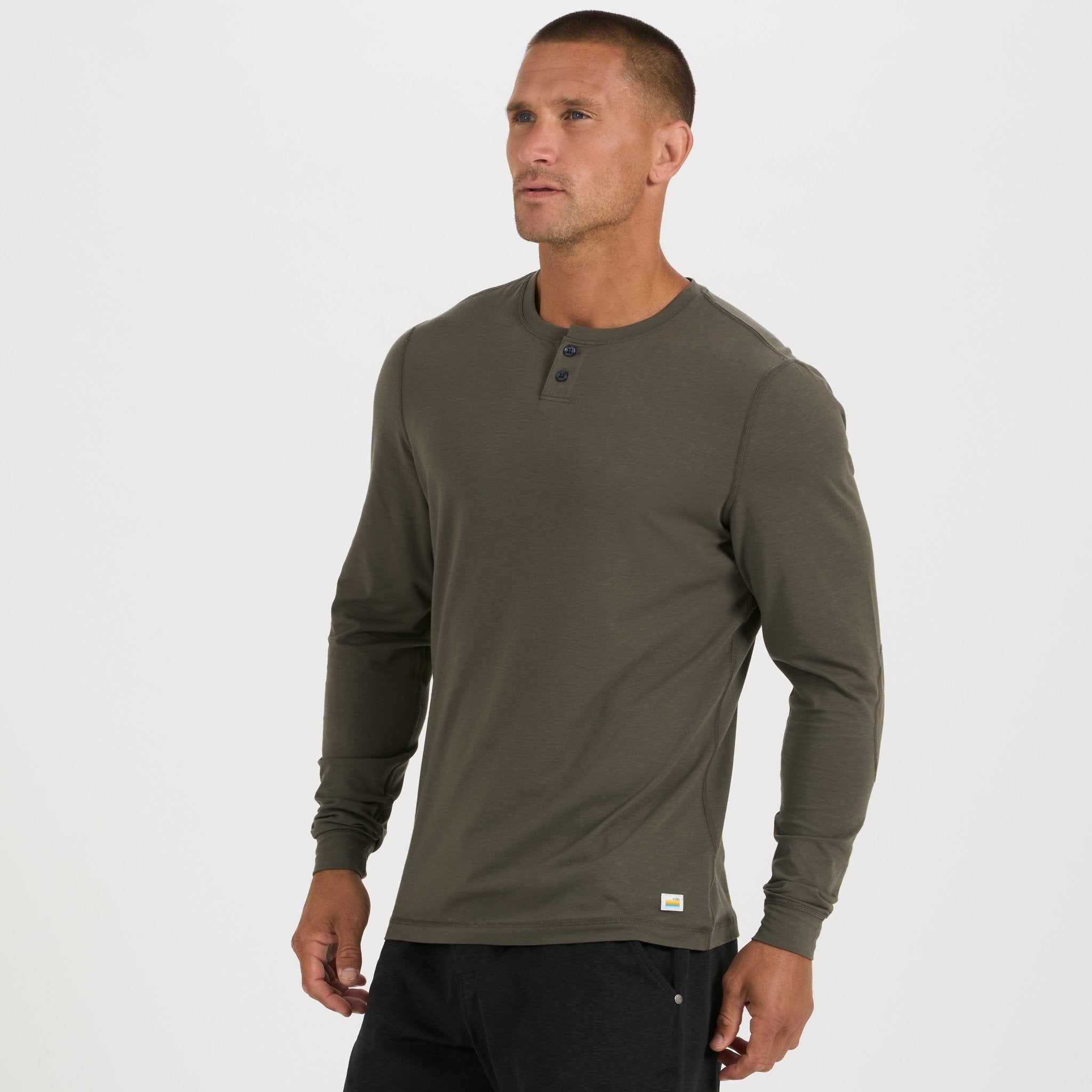 Long-Sleeve Ever Henley | Oregano