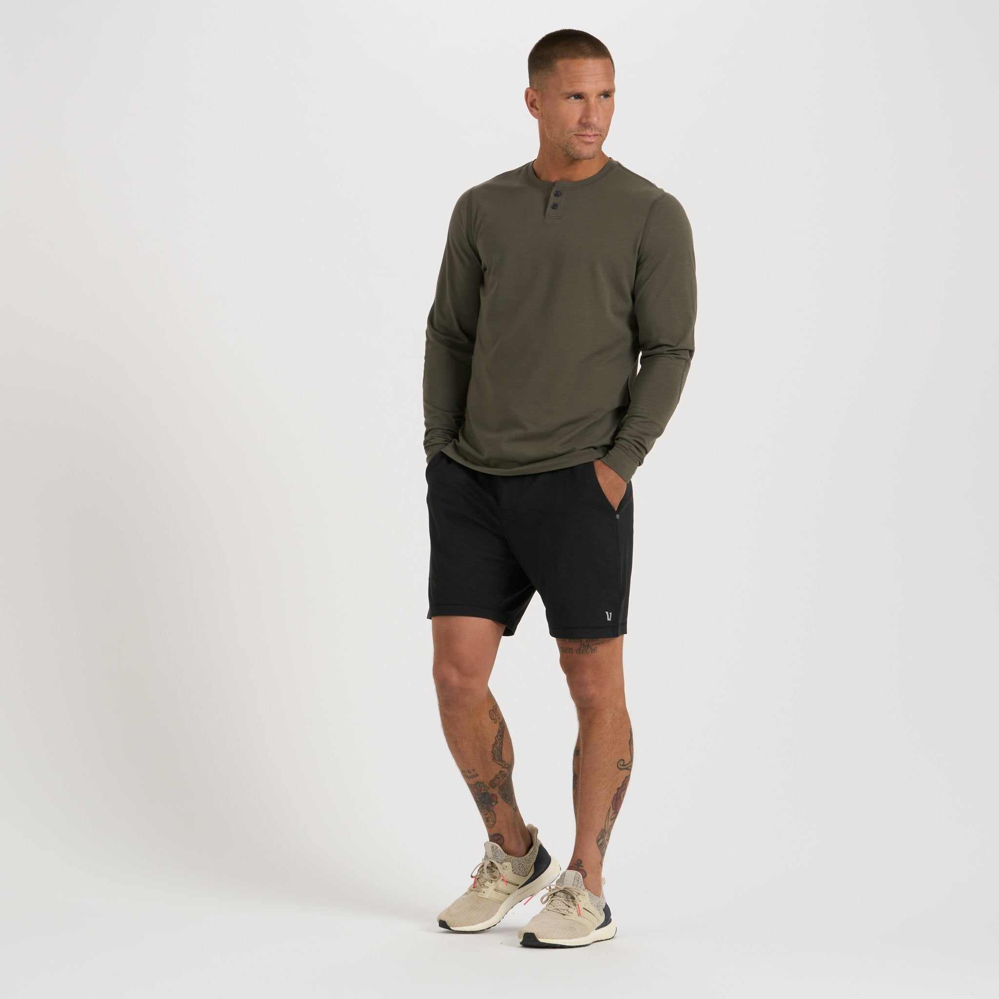 Long-Sleeve Ever Henley | Oregano