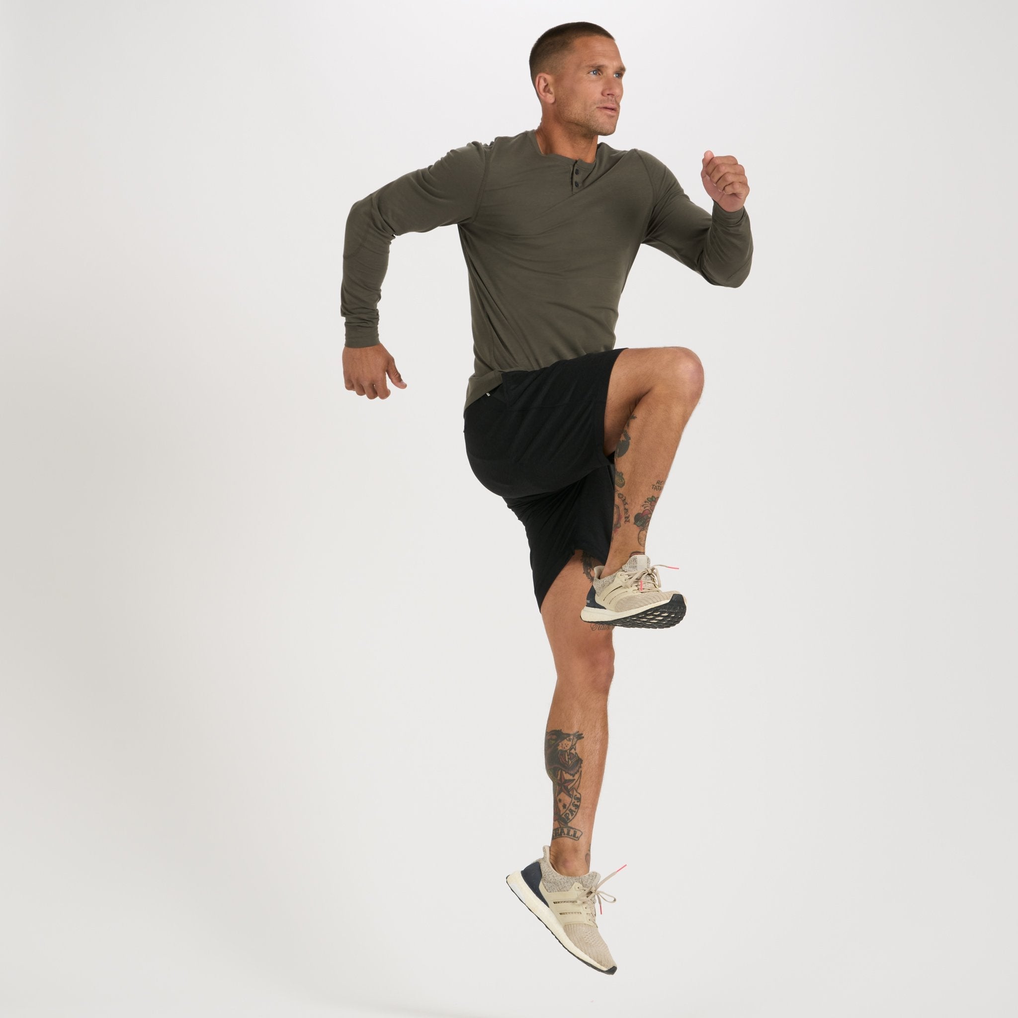 Long-Sleeve Ever Henley | Oregano