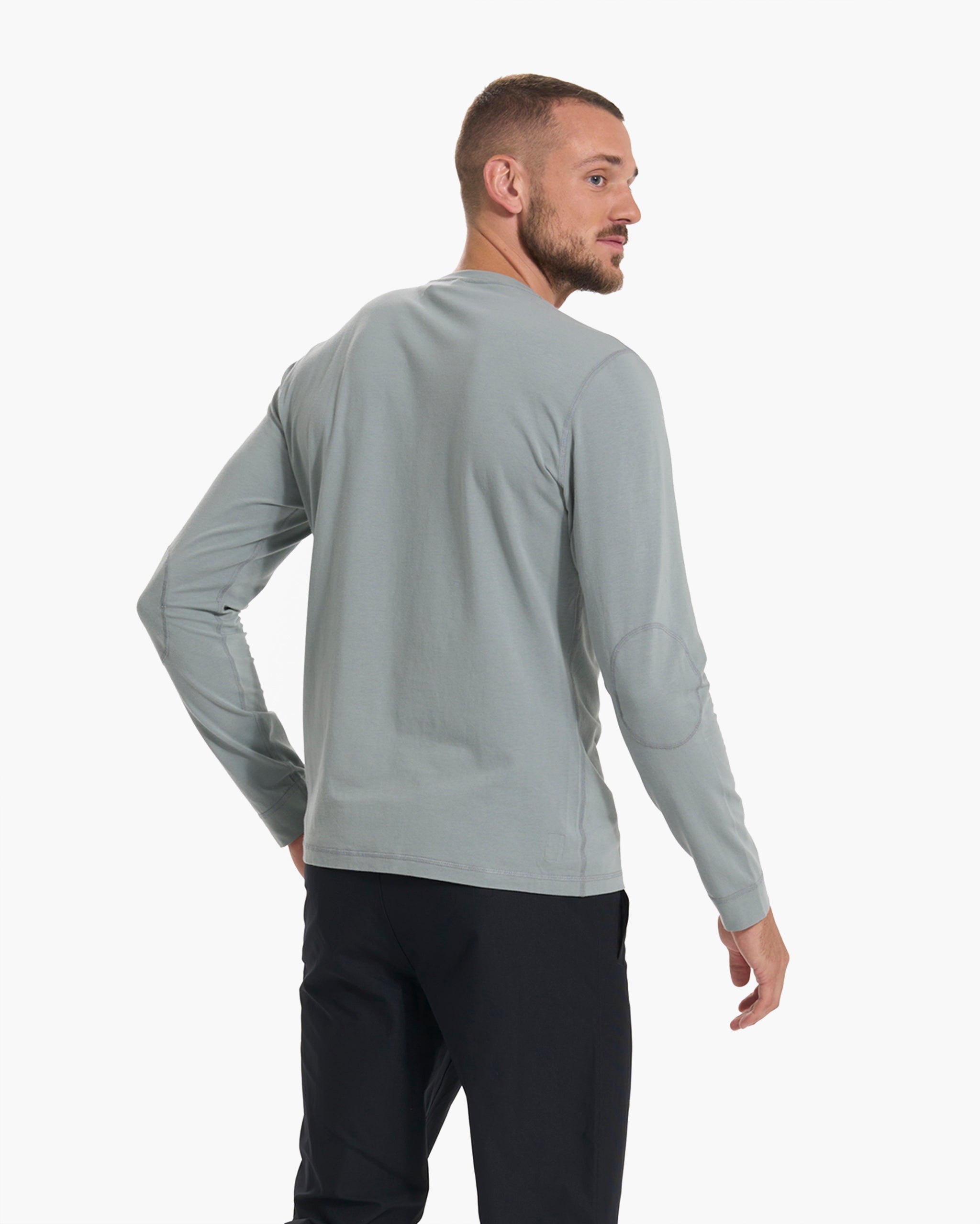Long Sleeve Ever Henley | Stormy