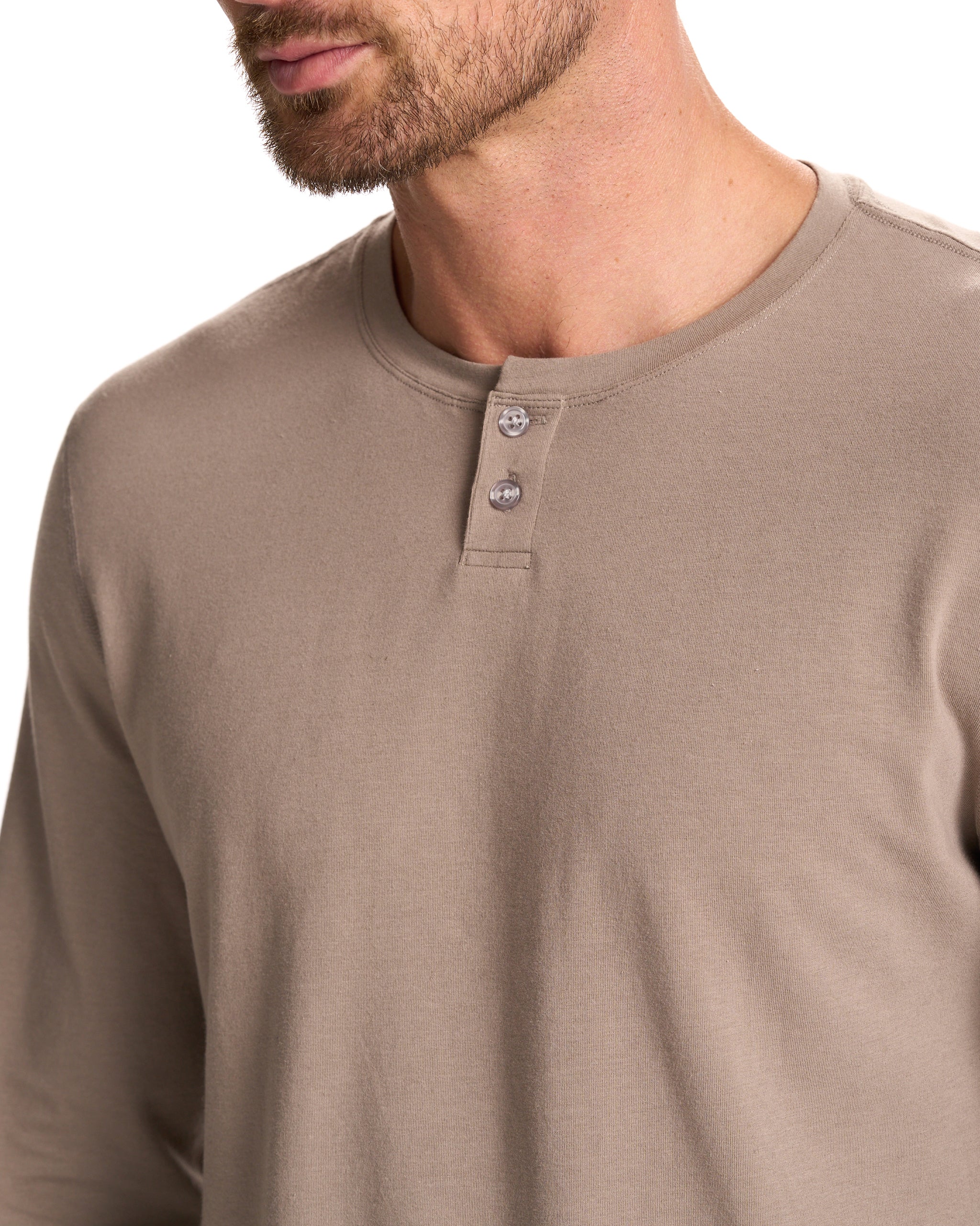 Long-Sleeve Ever Henley | Walnut