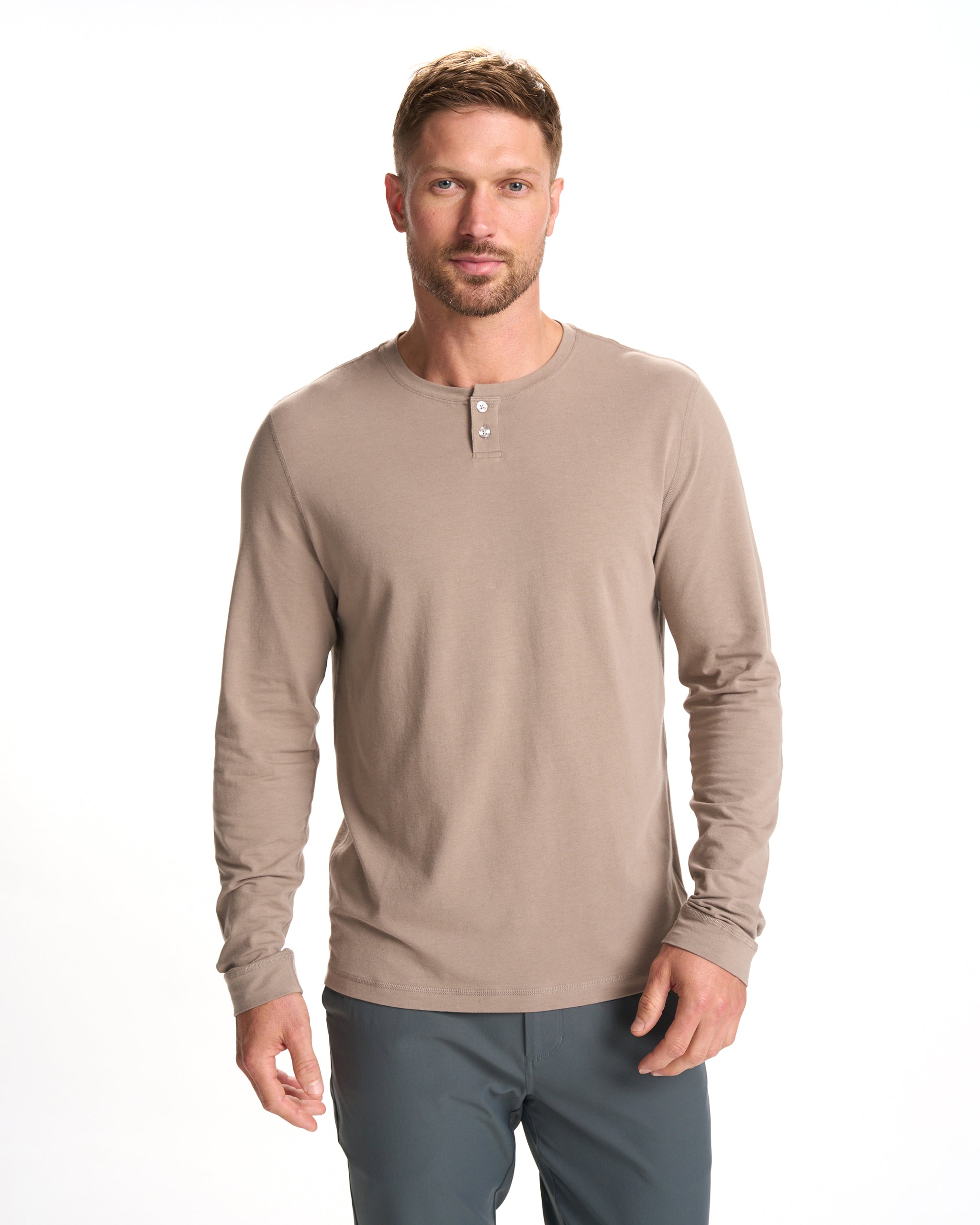 Long-Sleeve Ever Henley | Walnut