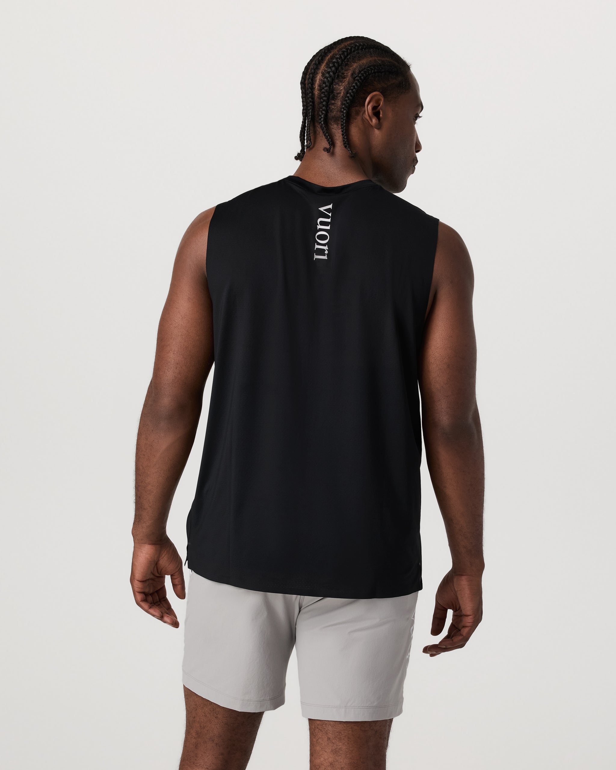 Viewpoint Muscle Tank | Black Logo Graphic