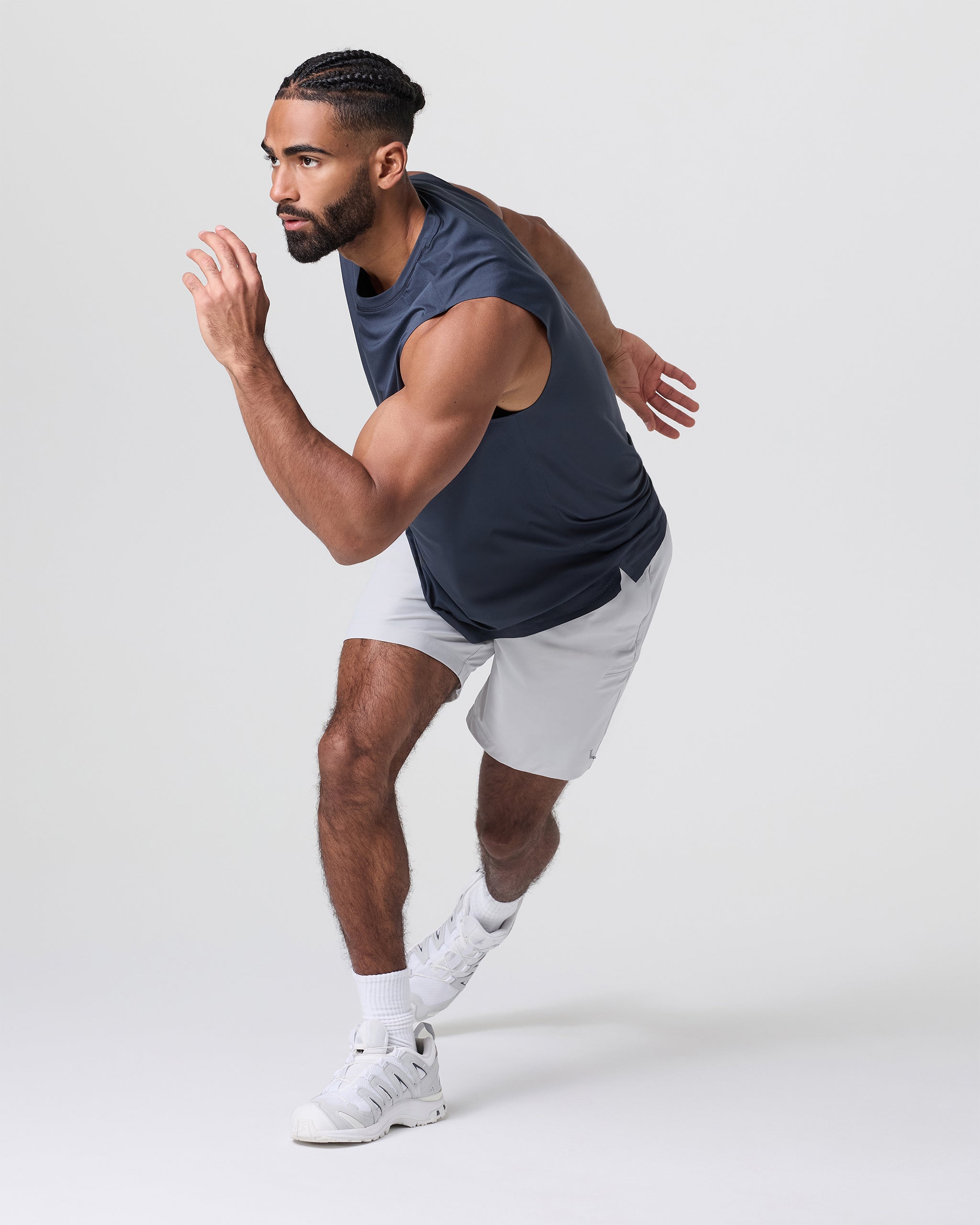 Viewpoint Muscle Tank | Navy