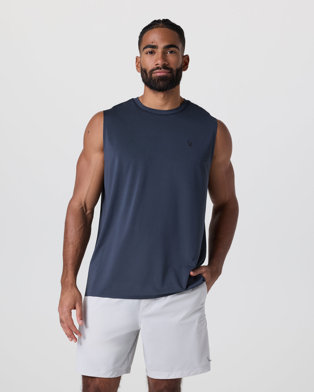 Viewpoint Muscle Tank | Navy