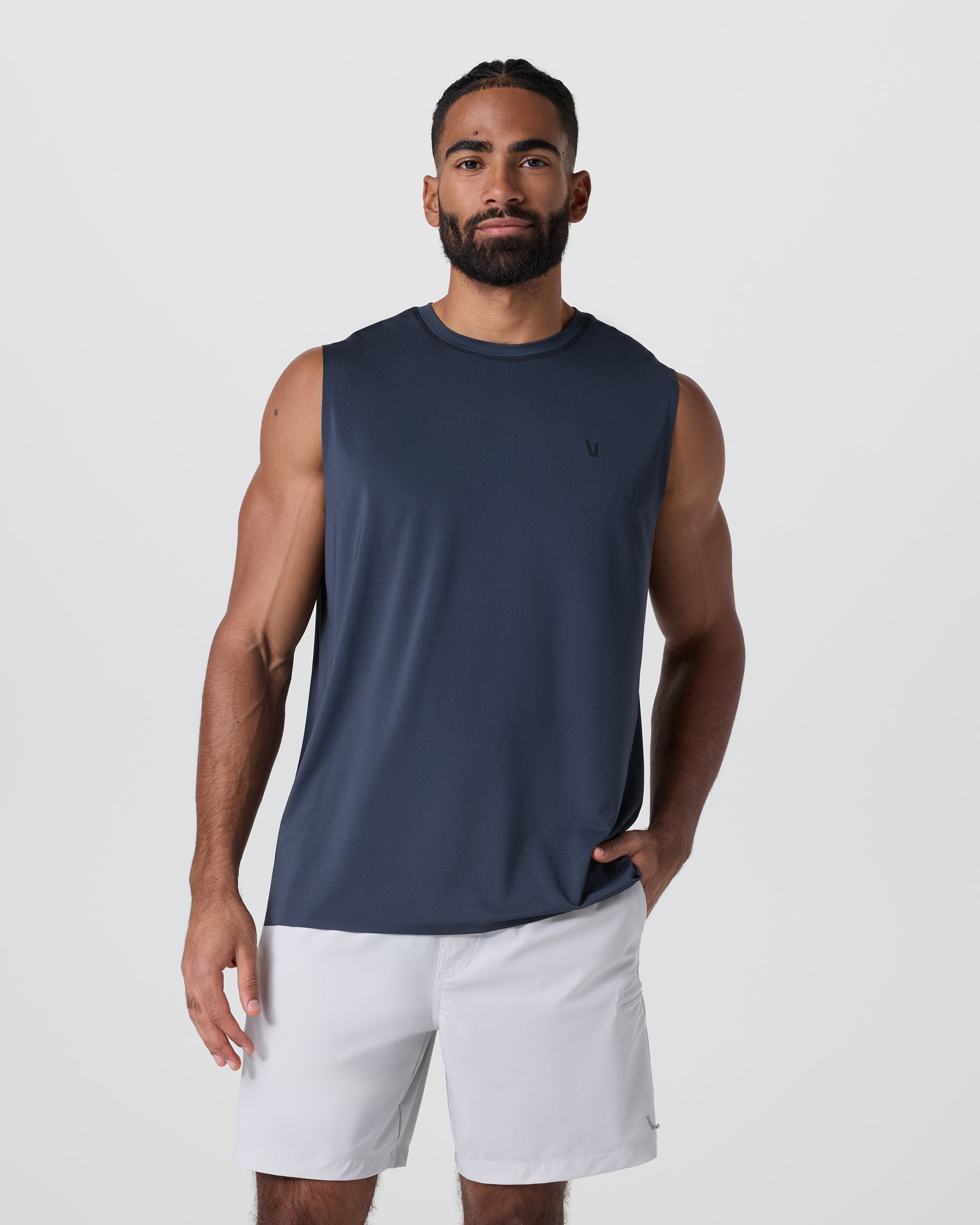 Viewpoint Muscle Tank | Navy