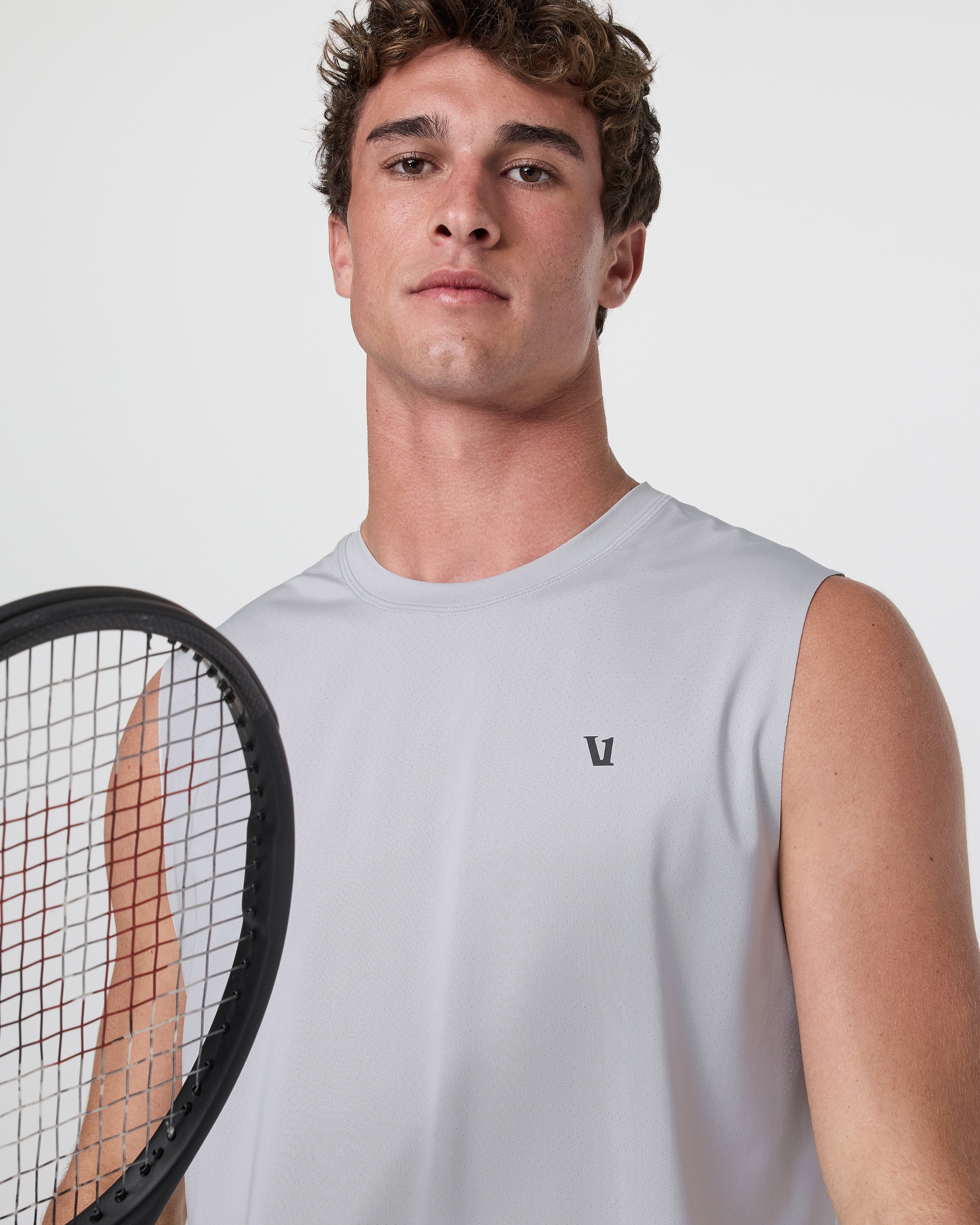 Viewpoint Muscle Tank | Sky Grey