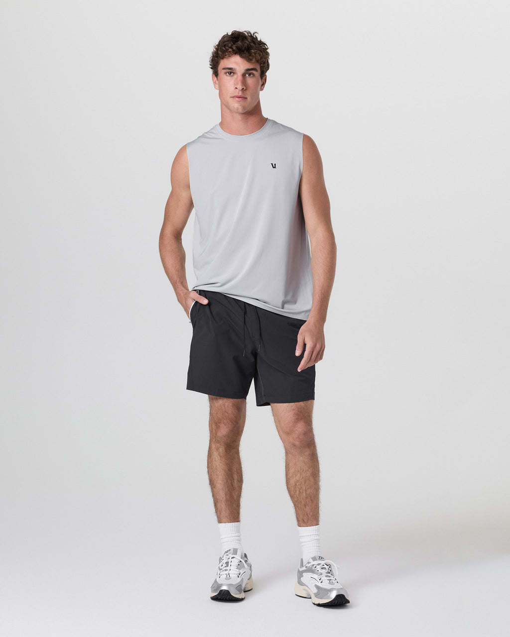 Viewpoint Muscle Tank | Sky Grey