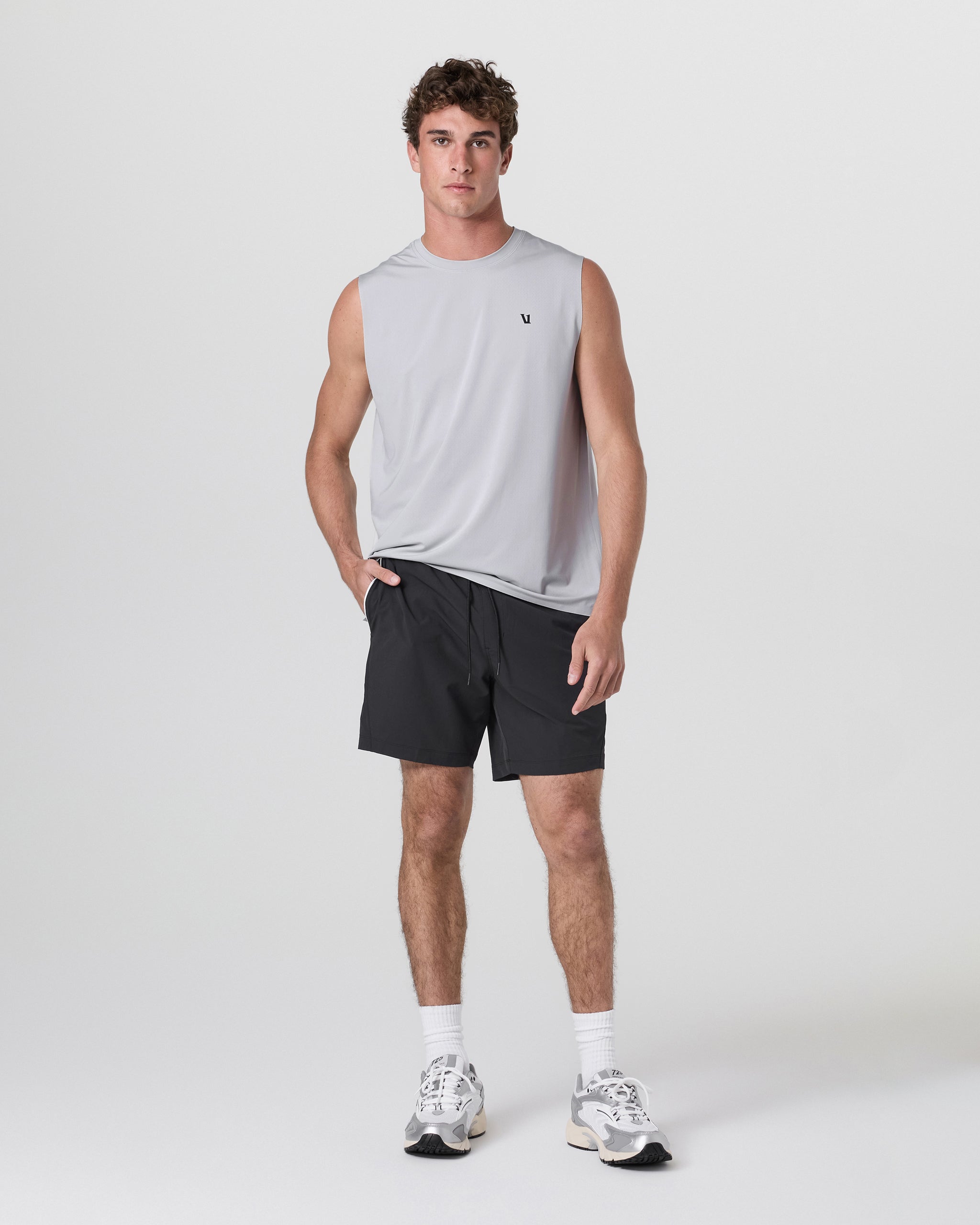 Viewpoint Muscle Tank | Sky Grey