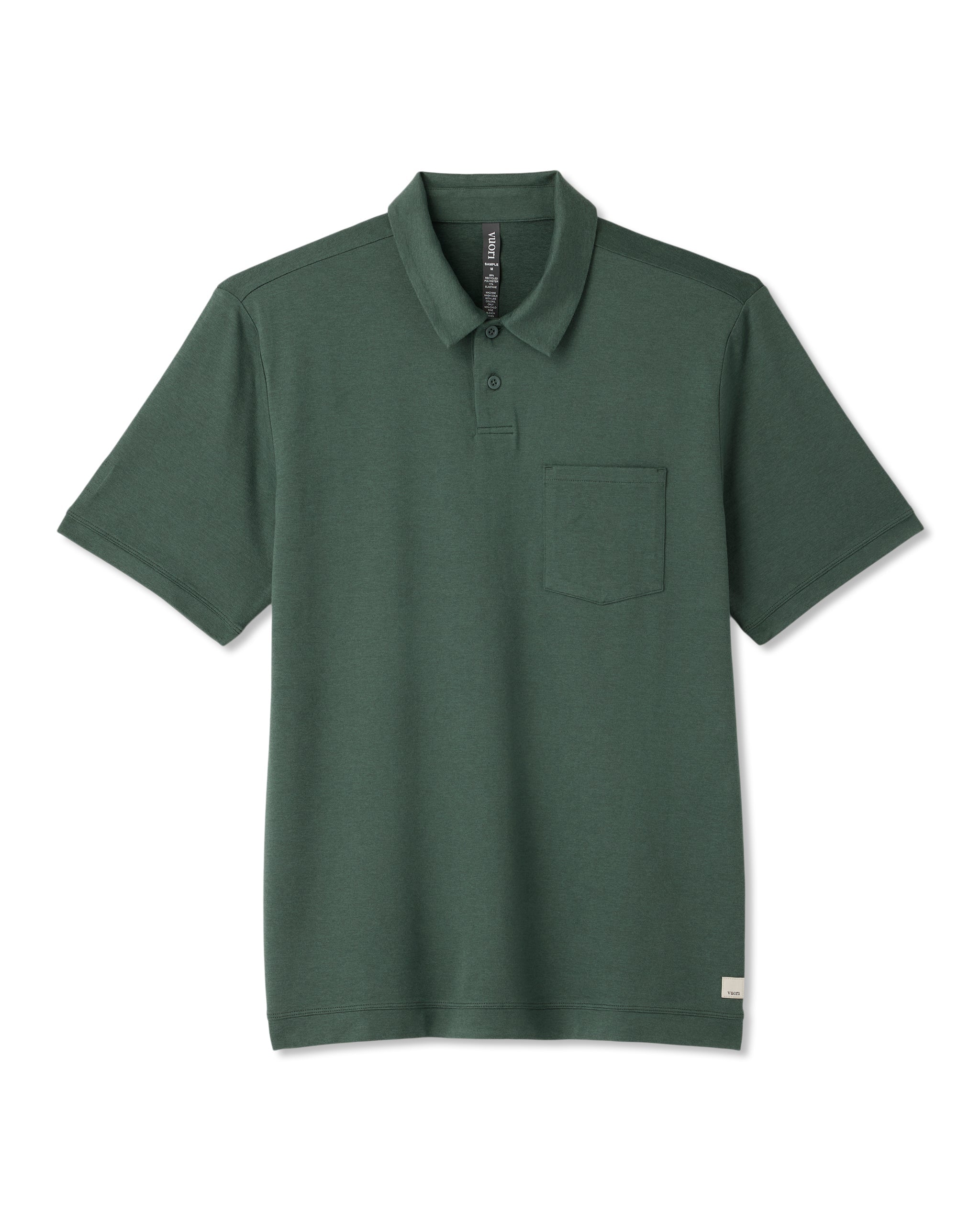 Short Sleeve Ponto Performance Polo | Marsh Heather