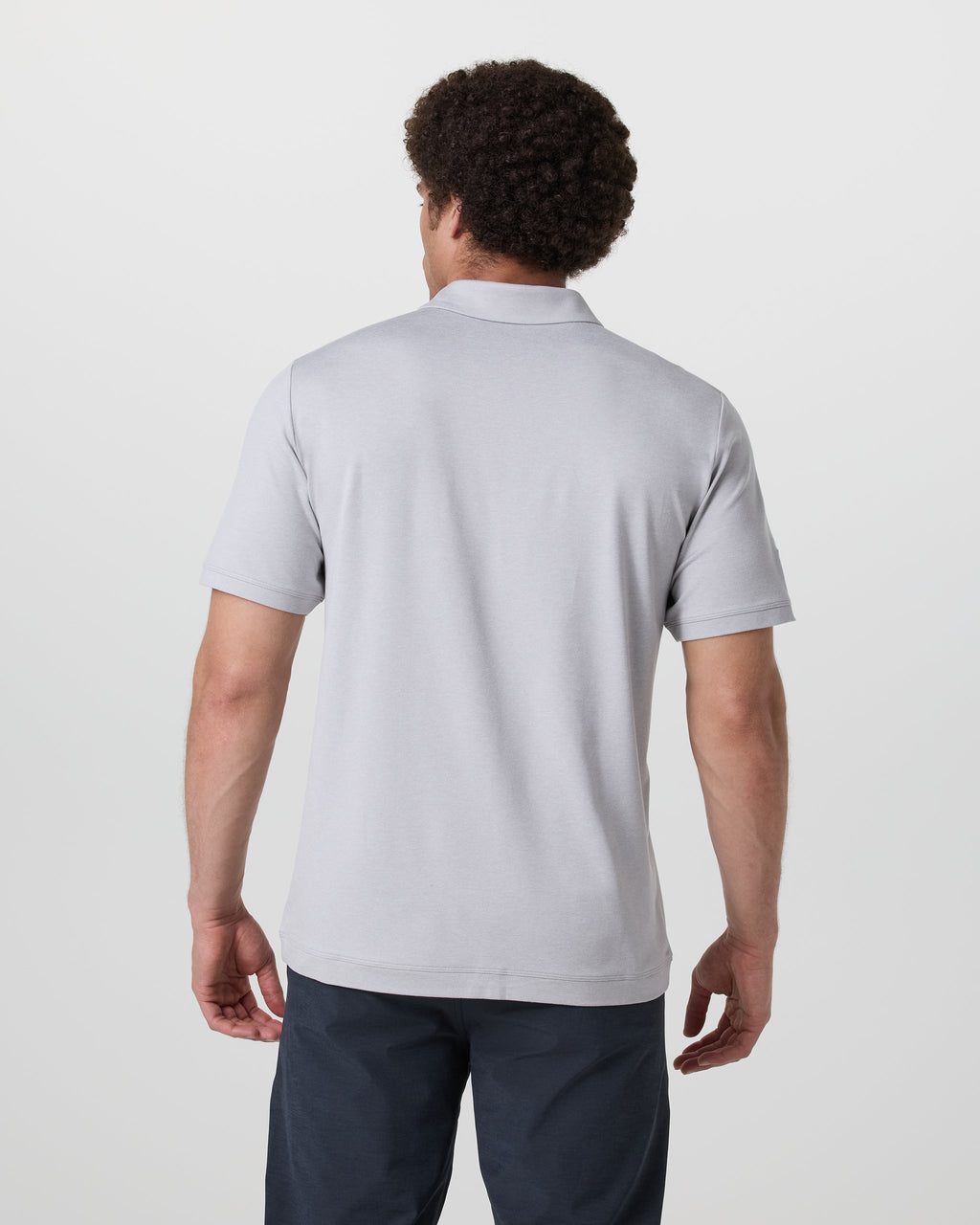 Short Sleeve Ponto Performance Polo | Frost Grey Heather