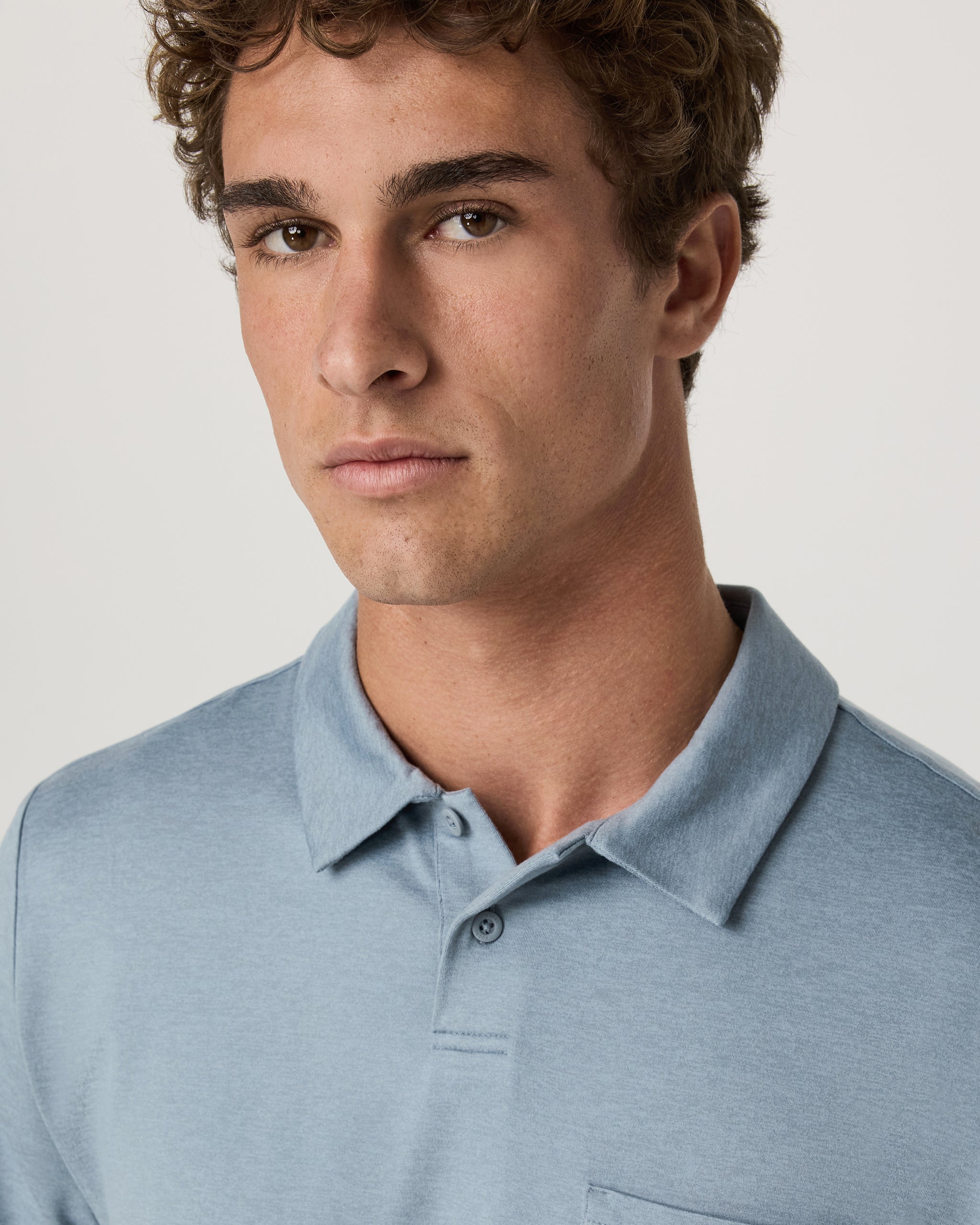 Short Sleeve Ponto Performance Polo | Flint Heather