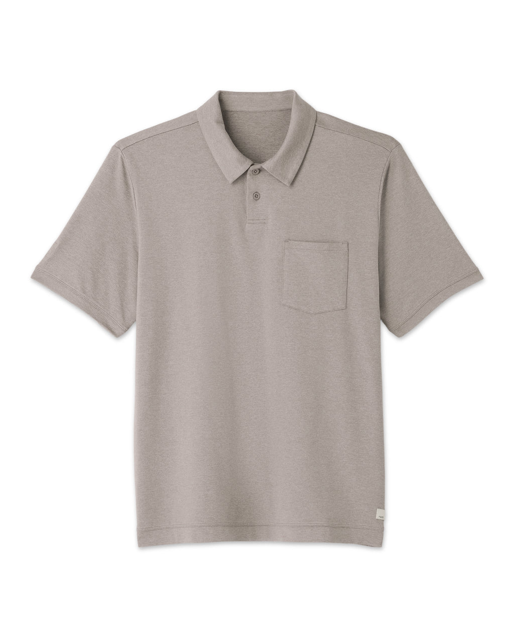Short Sleeve Ponto Performance Polo | Mocha Heather