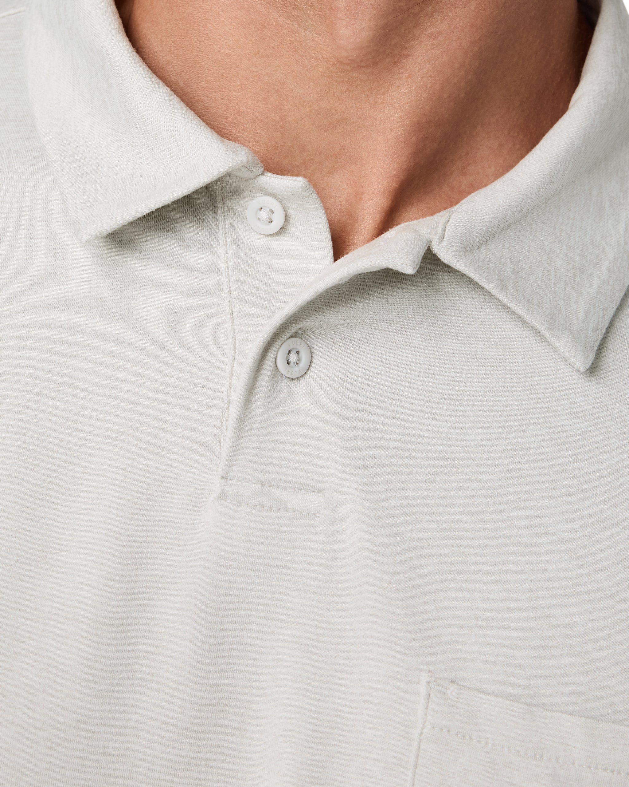 Short Sleeve Ponto Performance Polo | Salt Heather