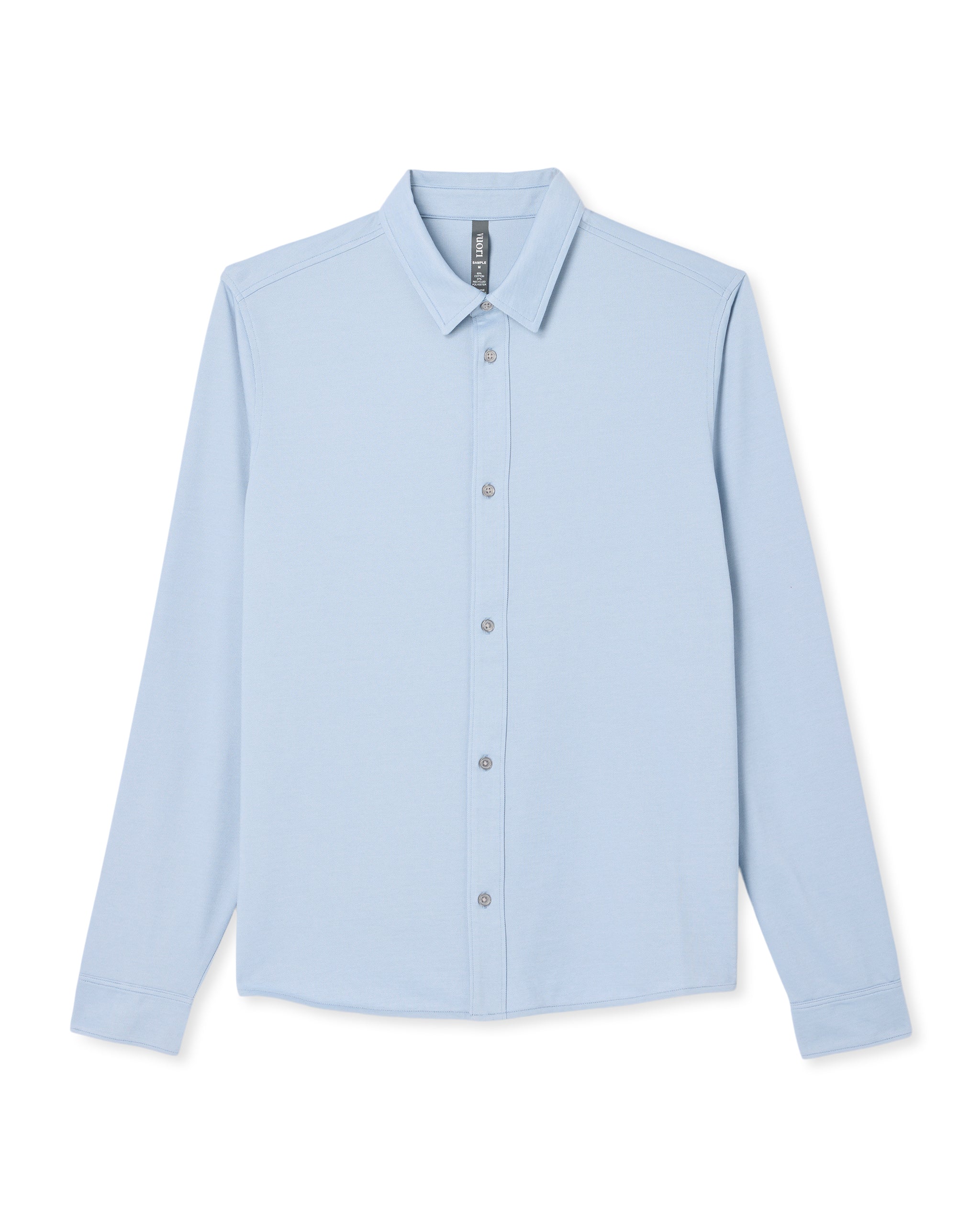Long Sleeve Knit Oxford Button Down - Classic Fit | Blue Dusk
