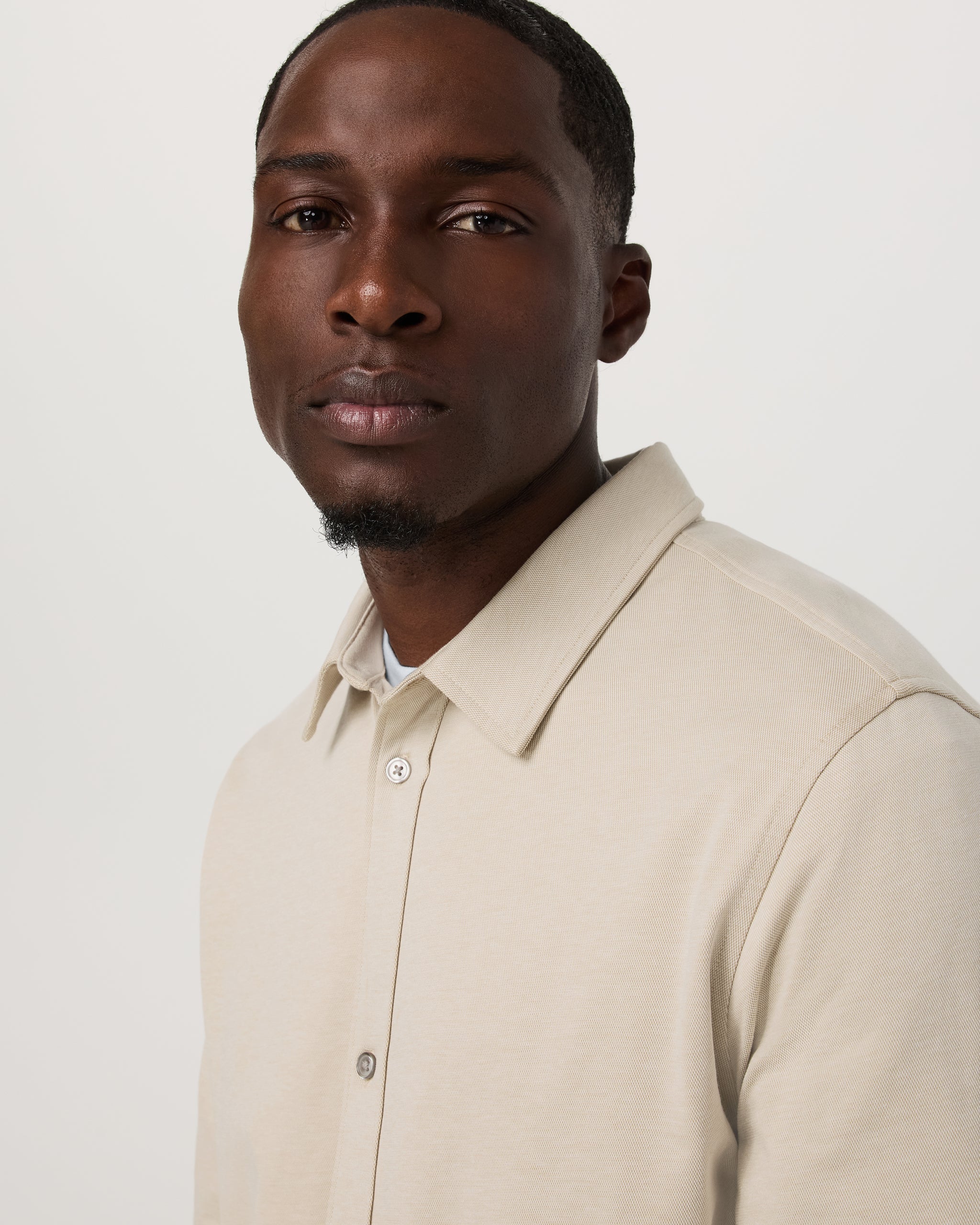 Long Sleeve Knit Oxford Button Down - Classic Fit | Trench