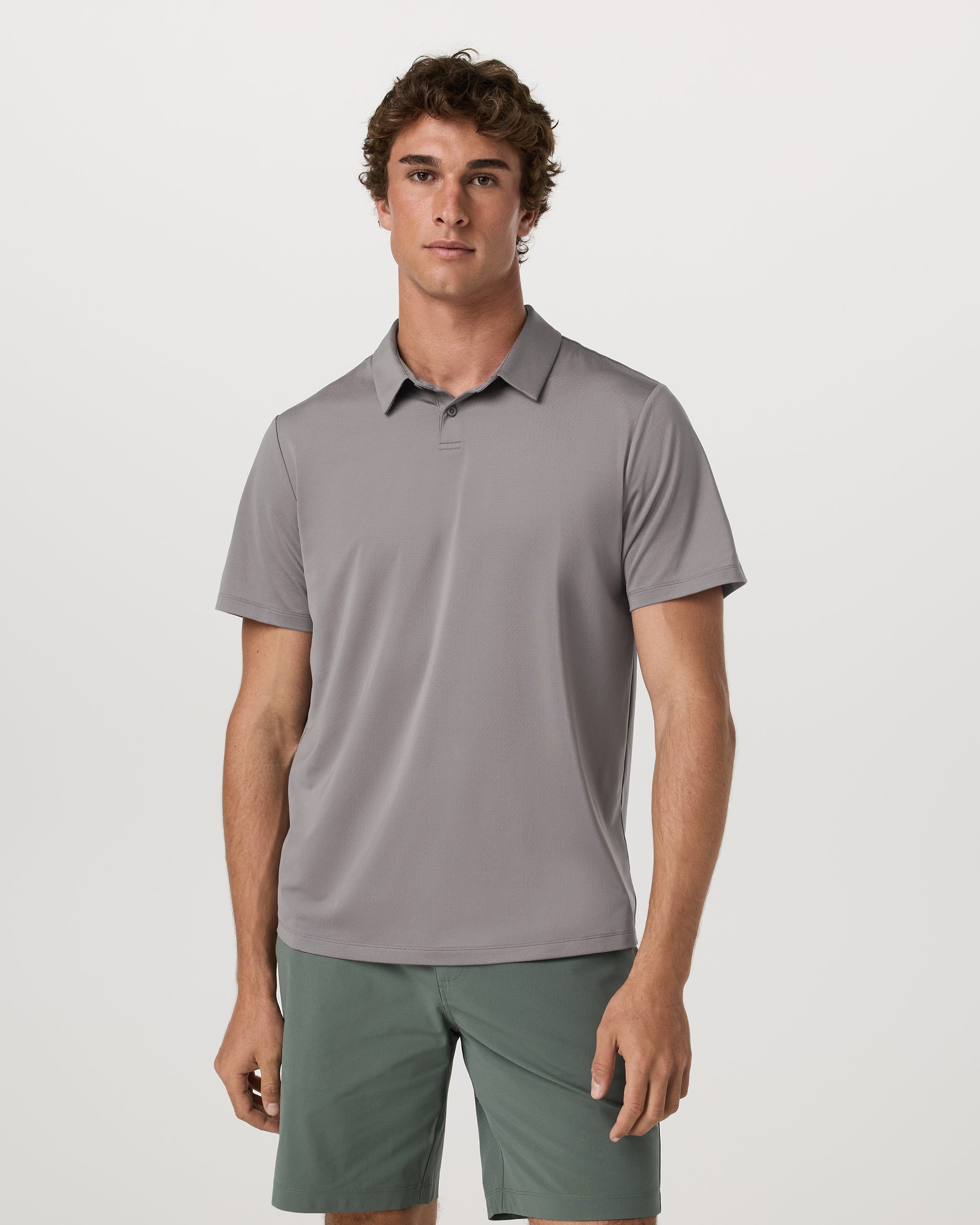 Short Sleeve Viewpoint Performance Polo 2.0 | Cavern Grey