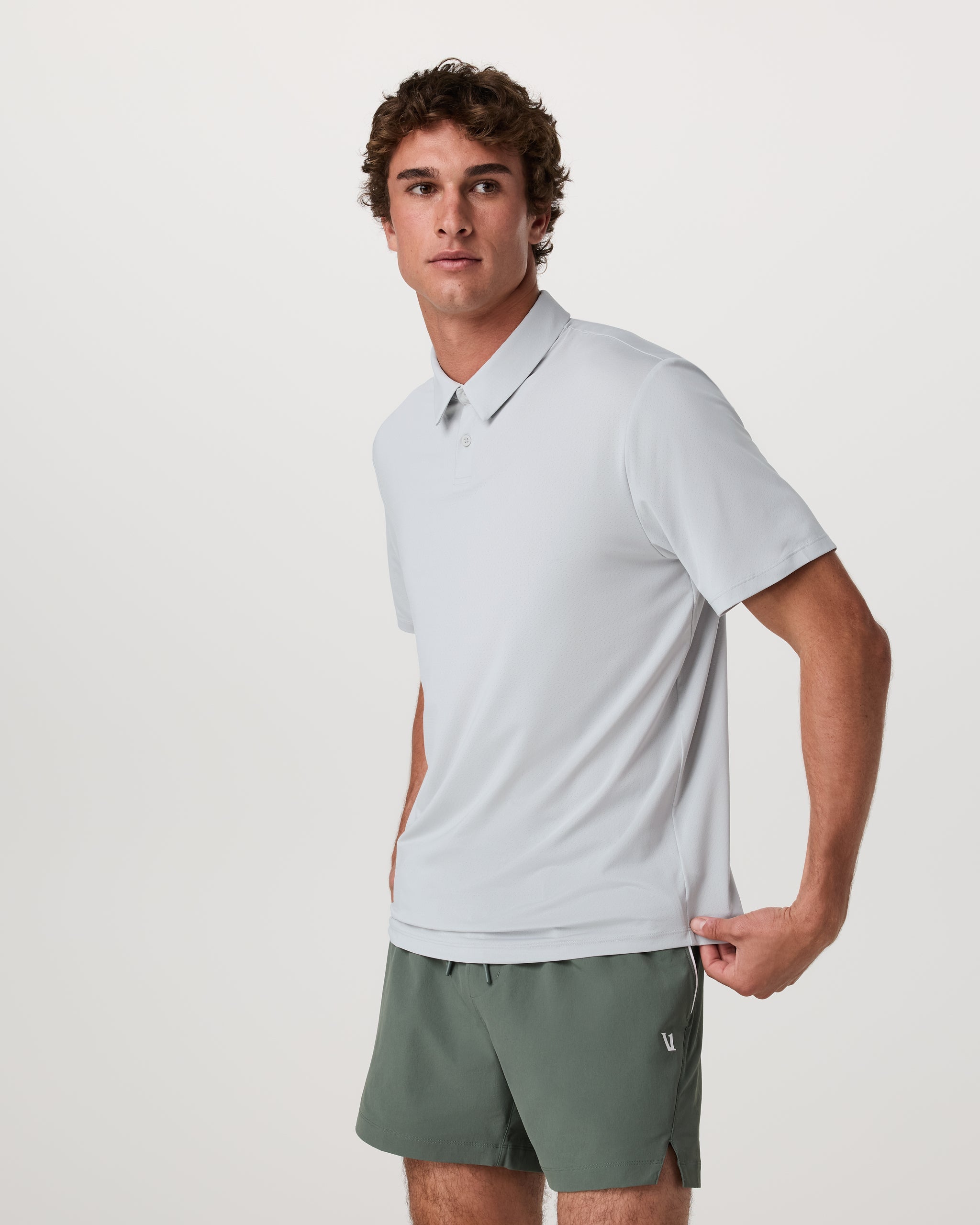 Short Sleeve Viewpoint Performance Polo 2.0 | Sky Grey