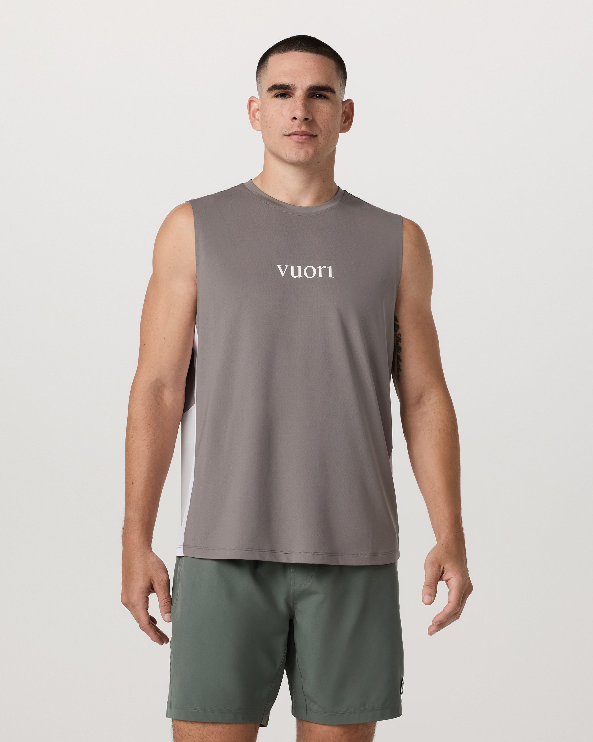 Sleeveless Viewpoint Muscle Tank 2.0 Pro | Cavern Grey Pro