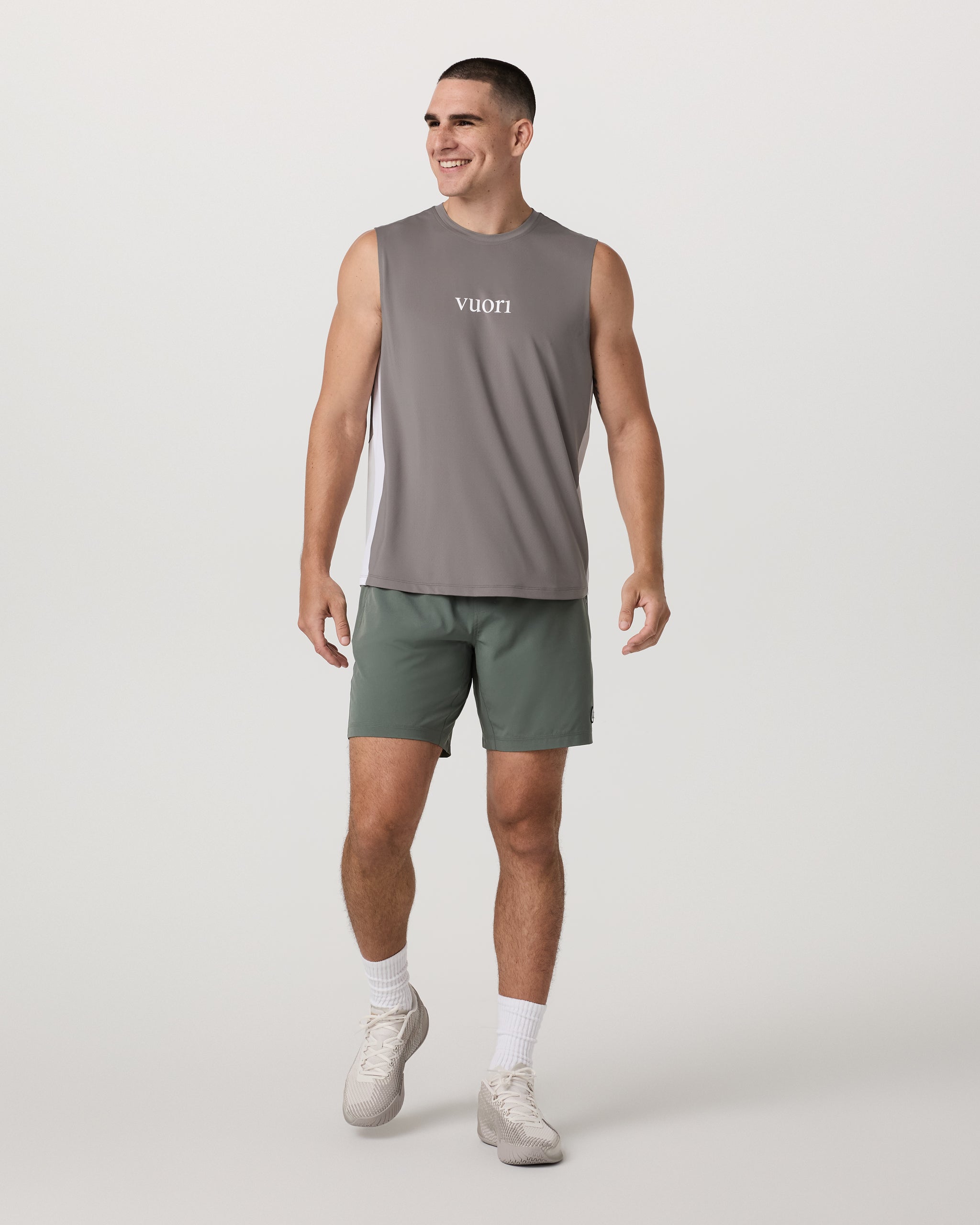 Sleeveless Viewpoint Muscle Tank 2.0 Pro | Cavern Grey Pro