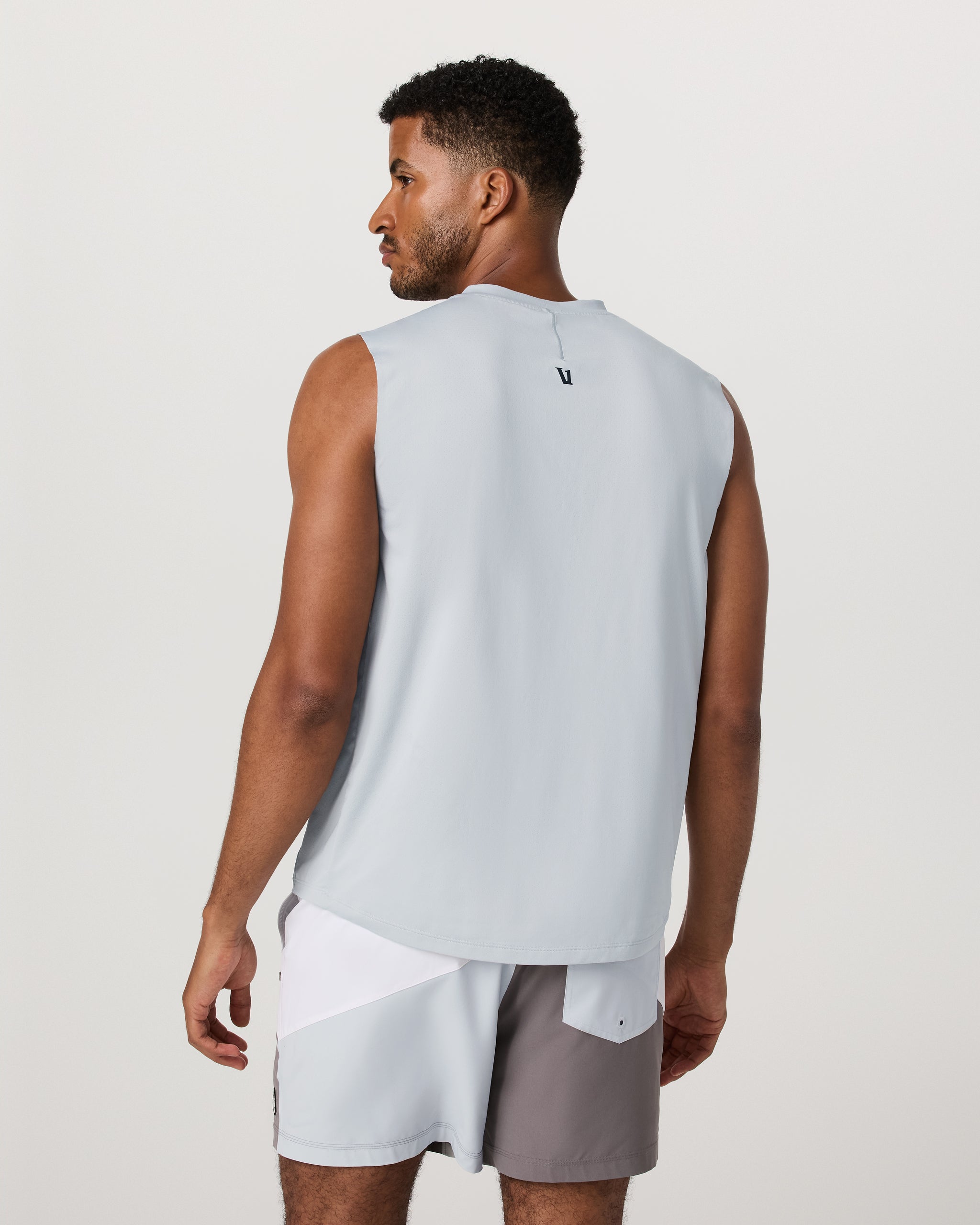 Sleeveless Viewpoint Muscle Tank 2.0 | Sky Grey