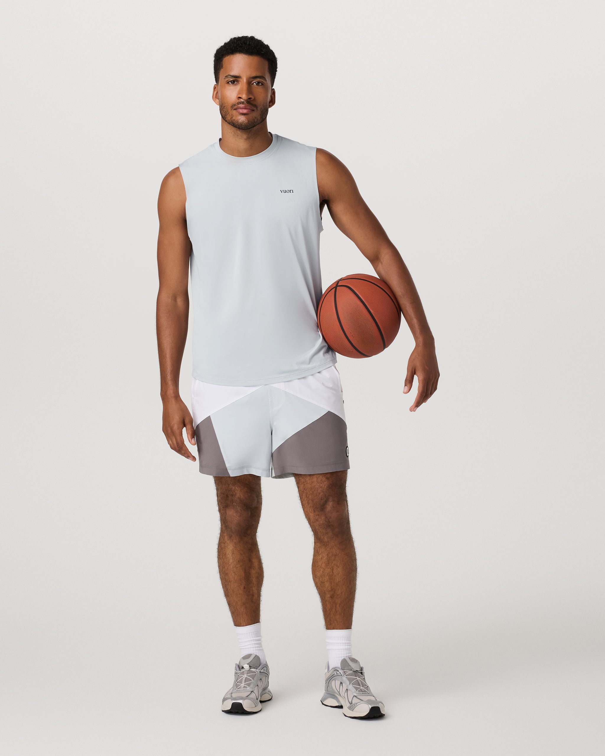 Sleeveless Viewpoint Muscle Tank 2.0 | Sky Grey