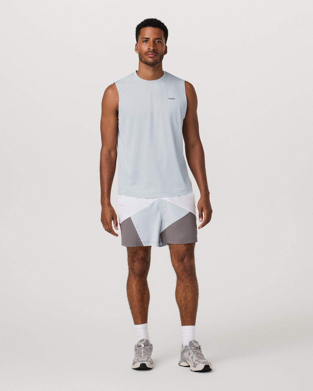 Sleeveless Viewpoint Muscle Tank 2.0 | Sky Grey