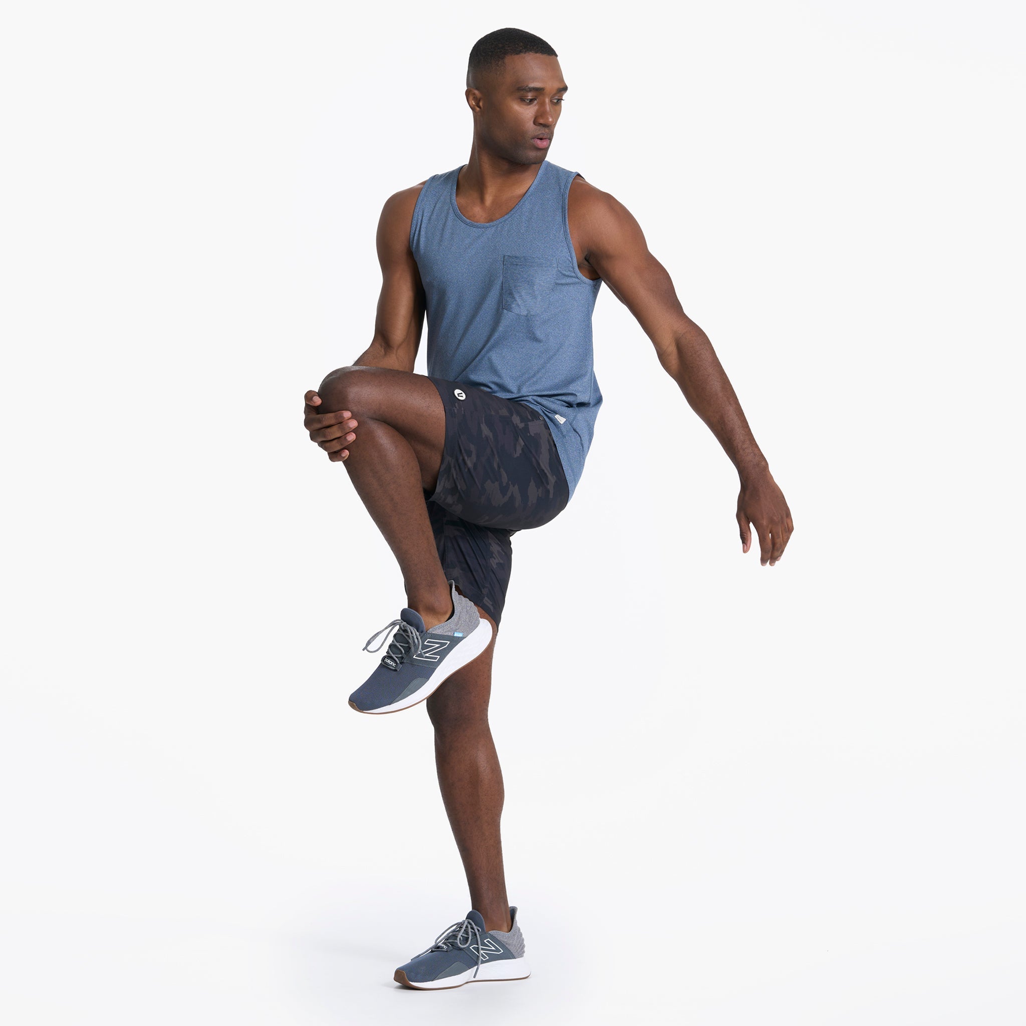 Tradewind Performance Tank | Coastal Heather
