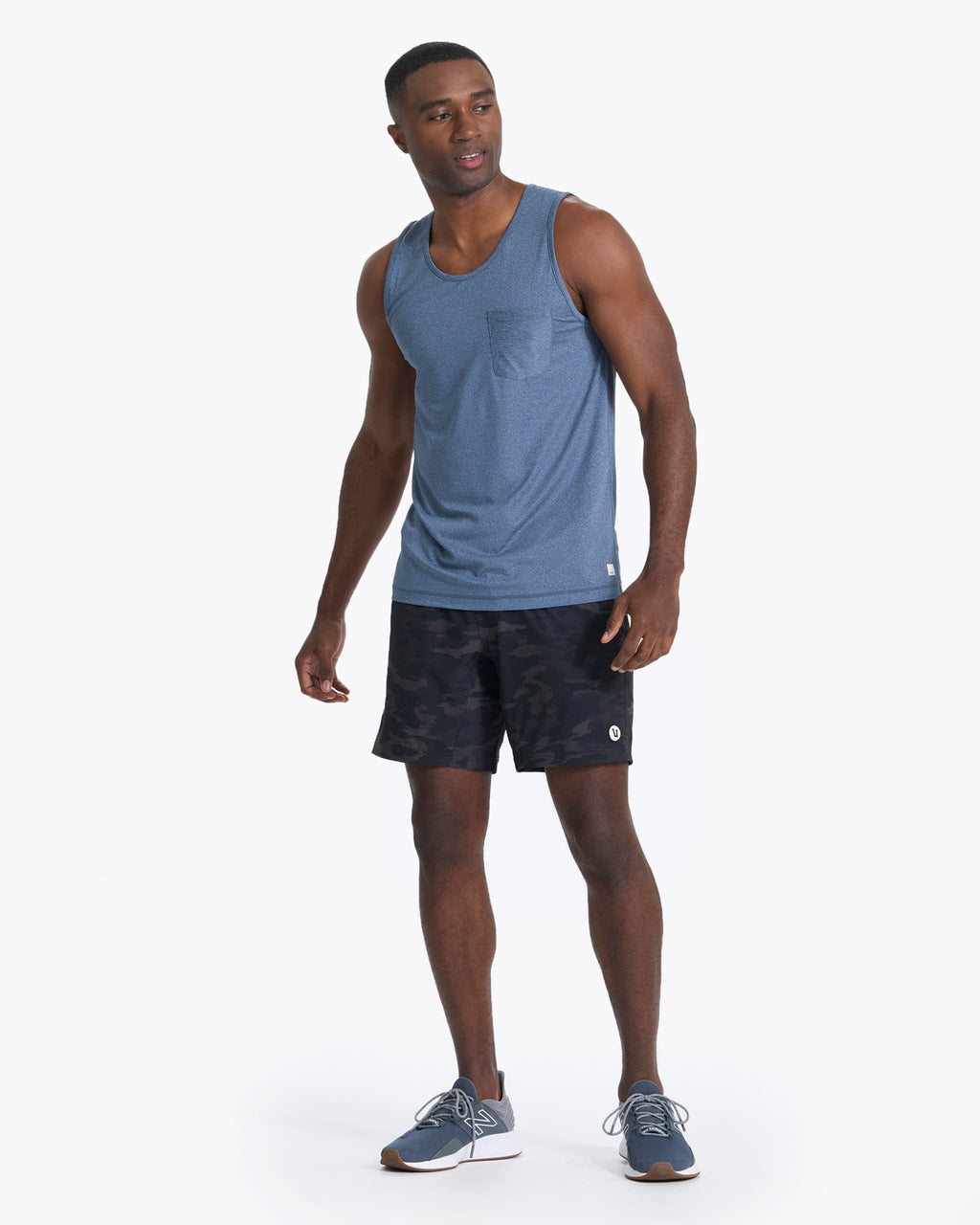 Tradewind Performance Tank | Coastal Heather