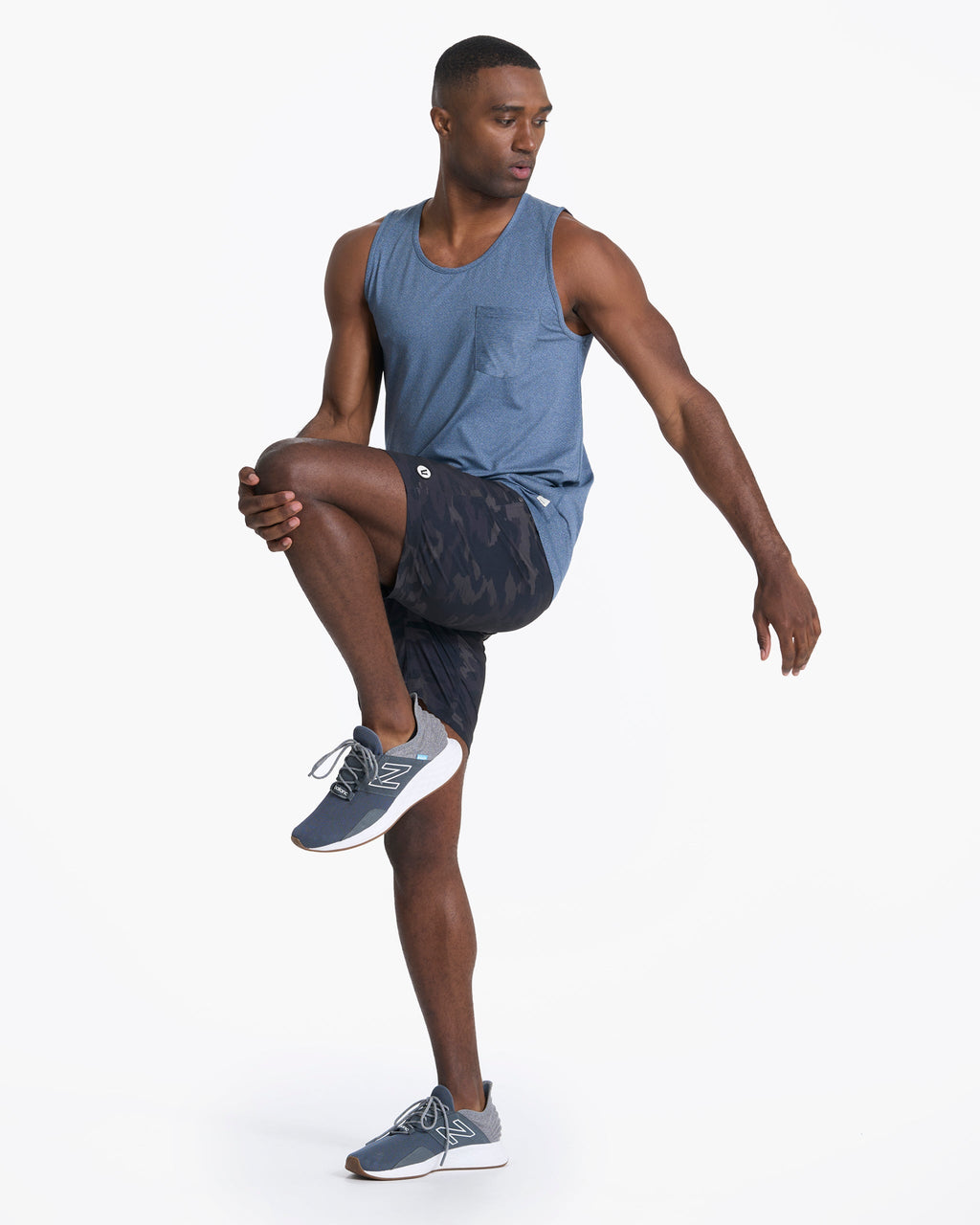 Tradewind Performance Tank | Coastal Heather