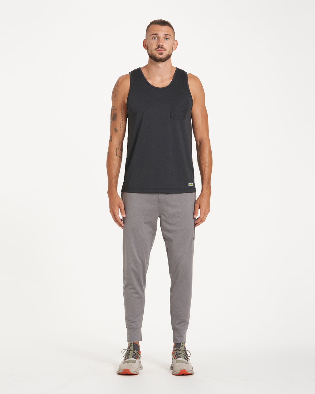 Tradewind Performance Tank | Black Heather