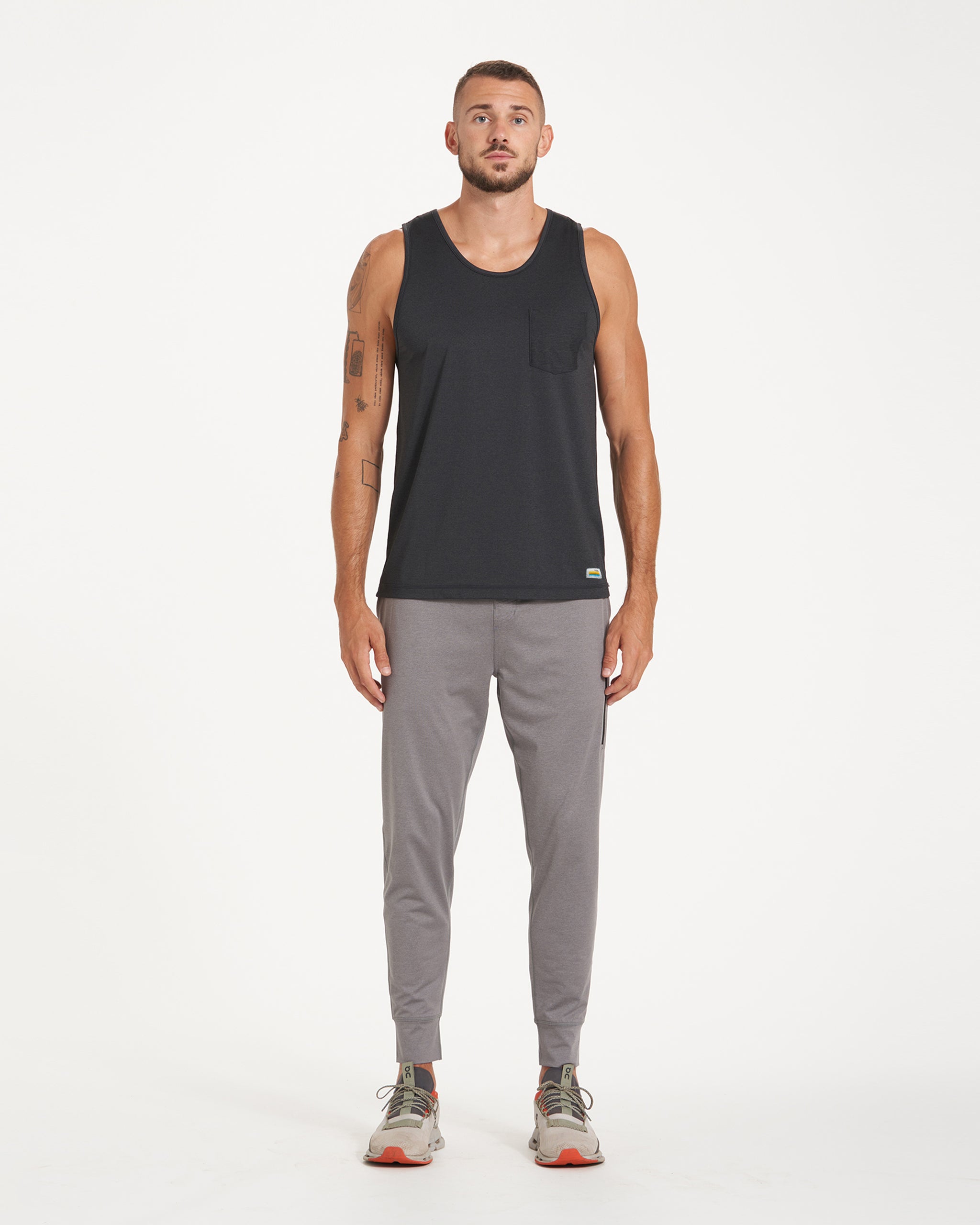 Tradewind Performance Tank | Black Heather