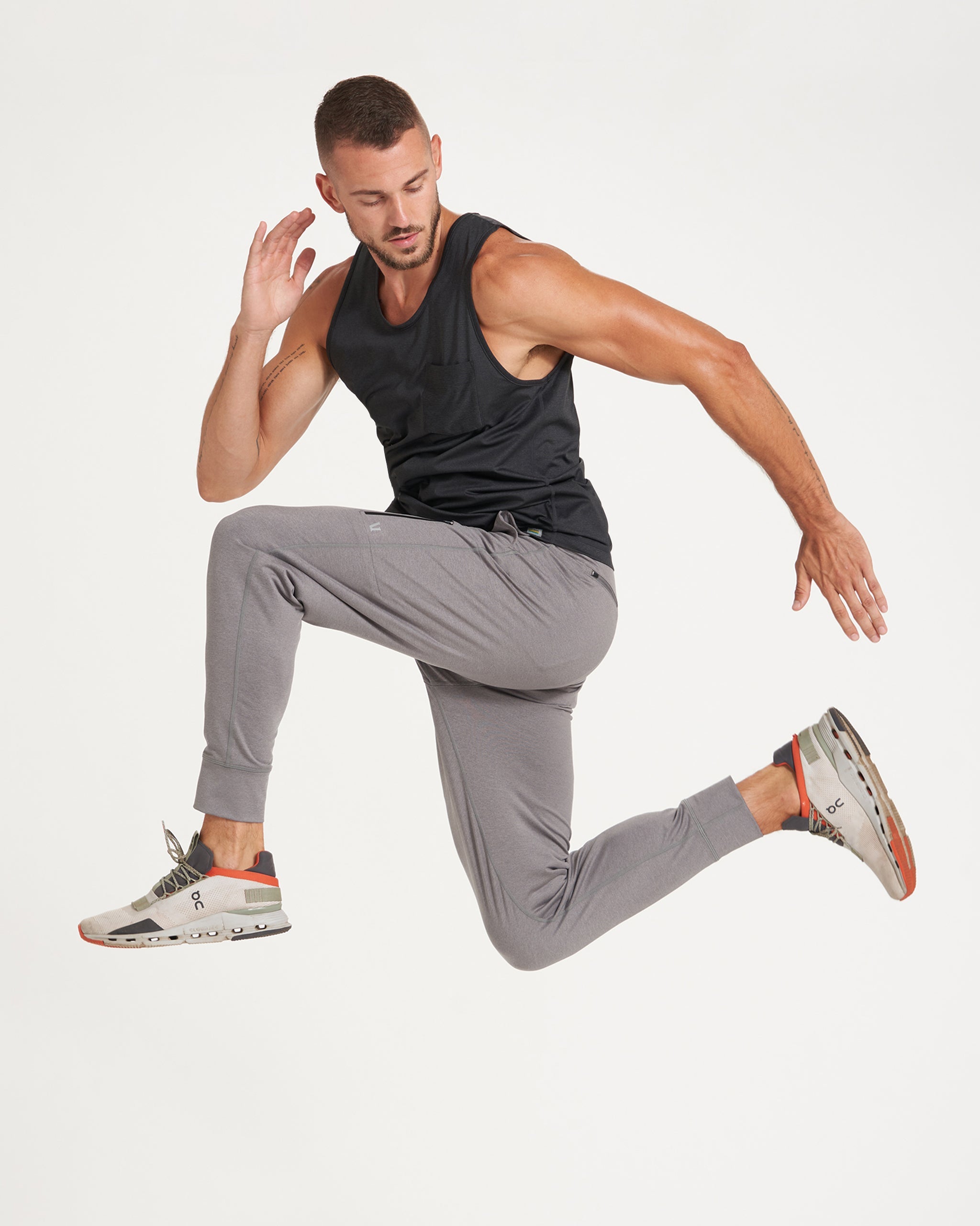 Tradewind Performance Tank | Black Heather