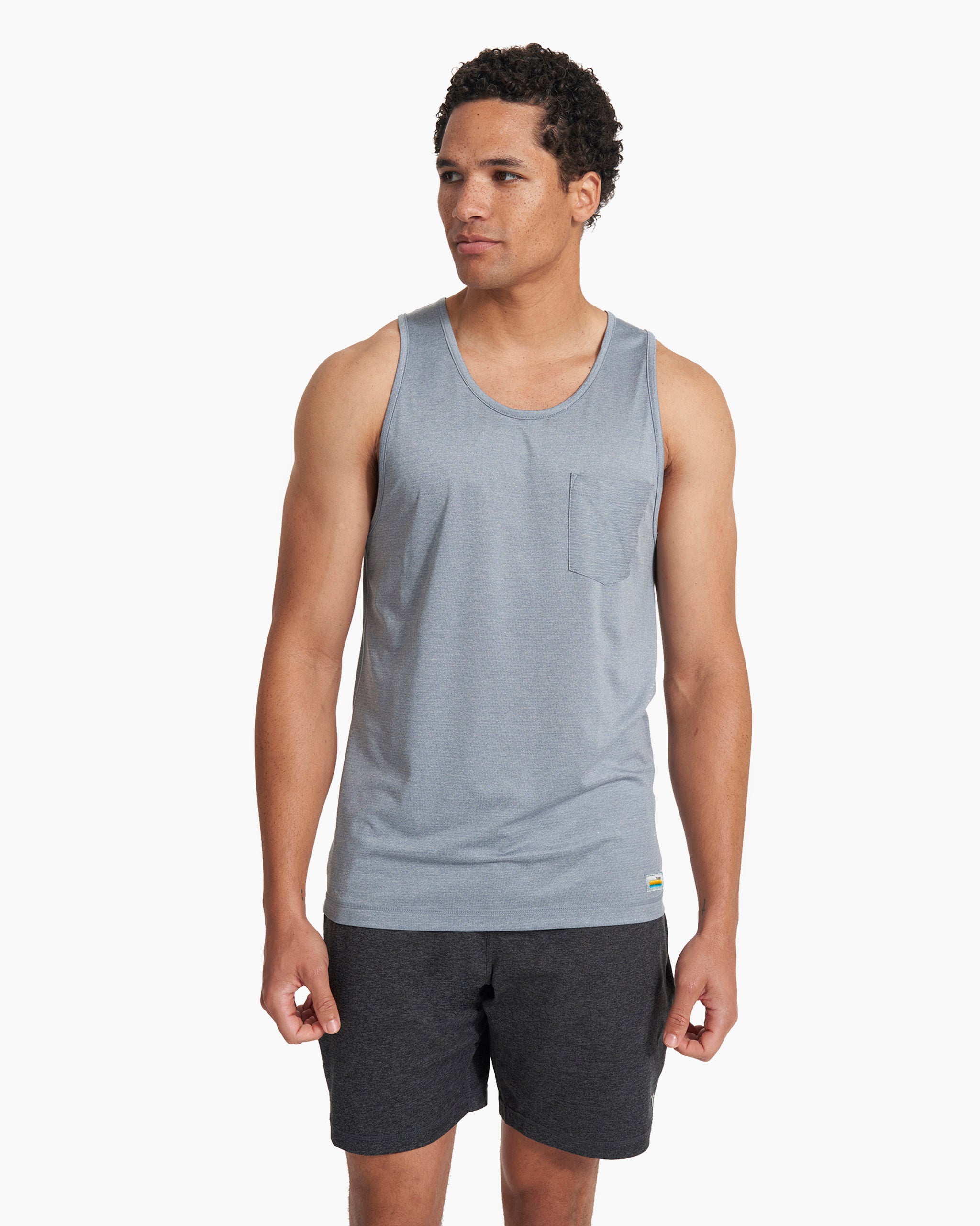 Tradewind Performance Tank | Cloud Heather