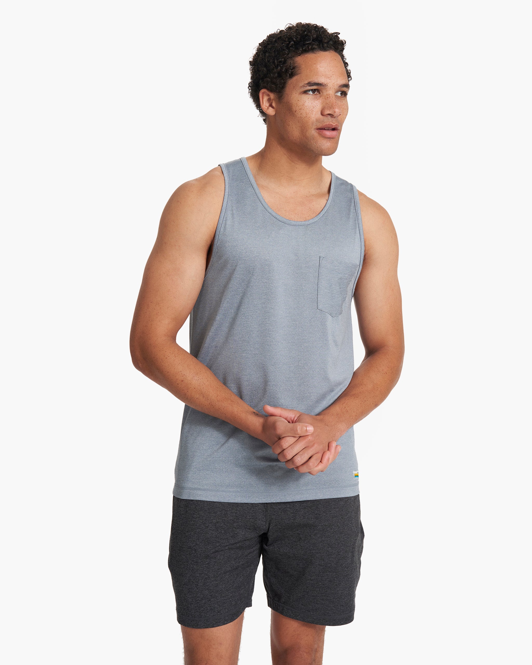 Tradewind Performance Tank | Cloud Heather
