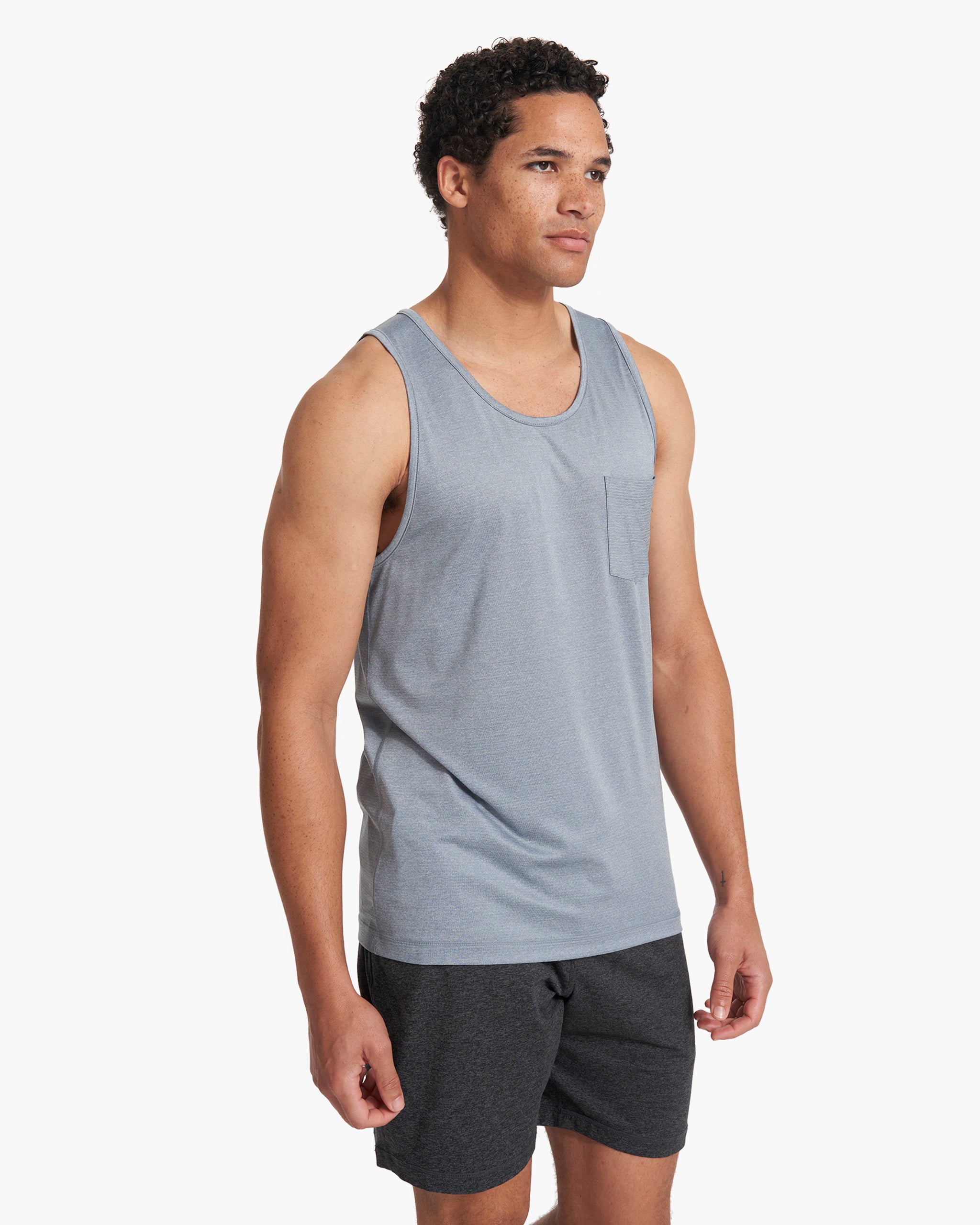 Tradewind Performance Tank | Cloud Heather