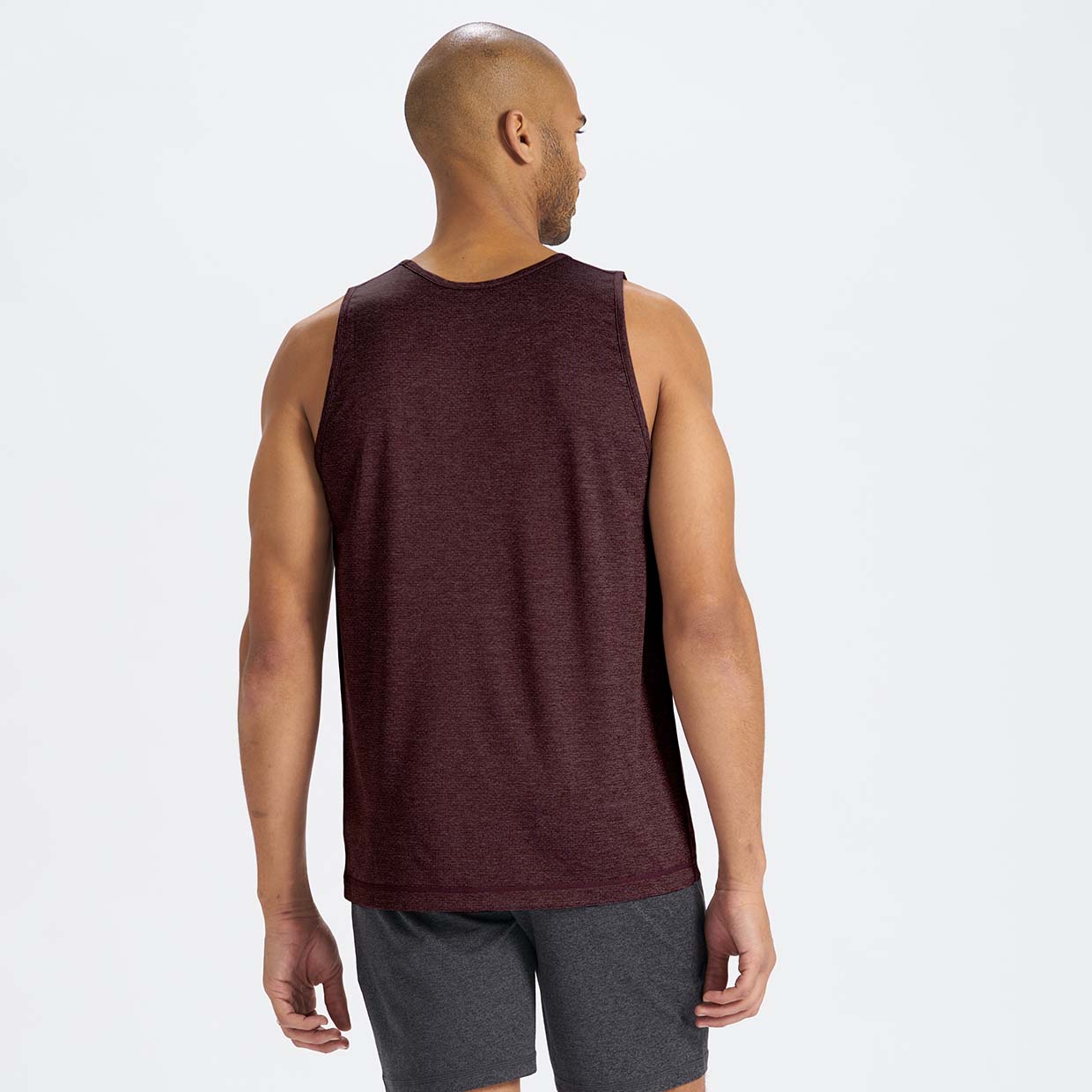 Tradewind Performance Tank | Oxblood Heather